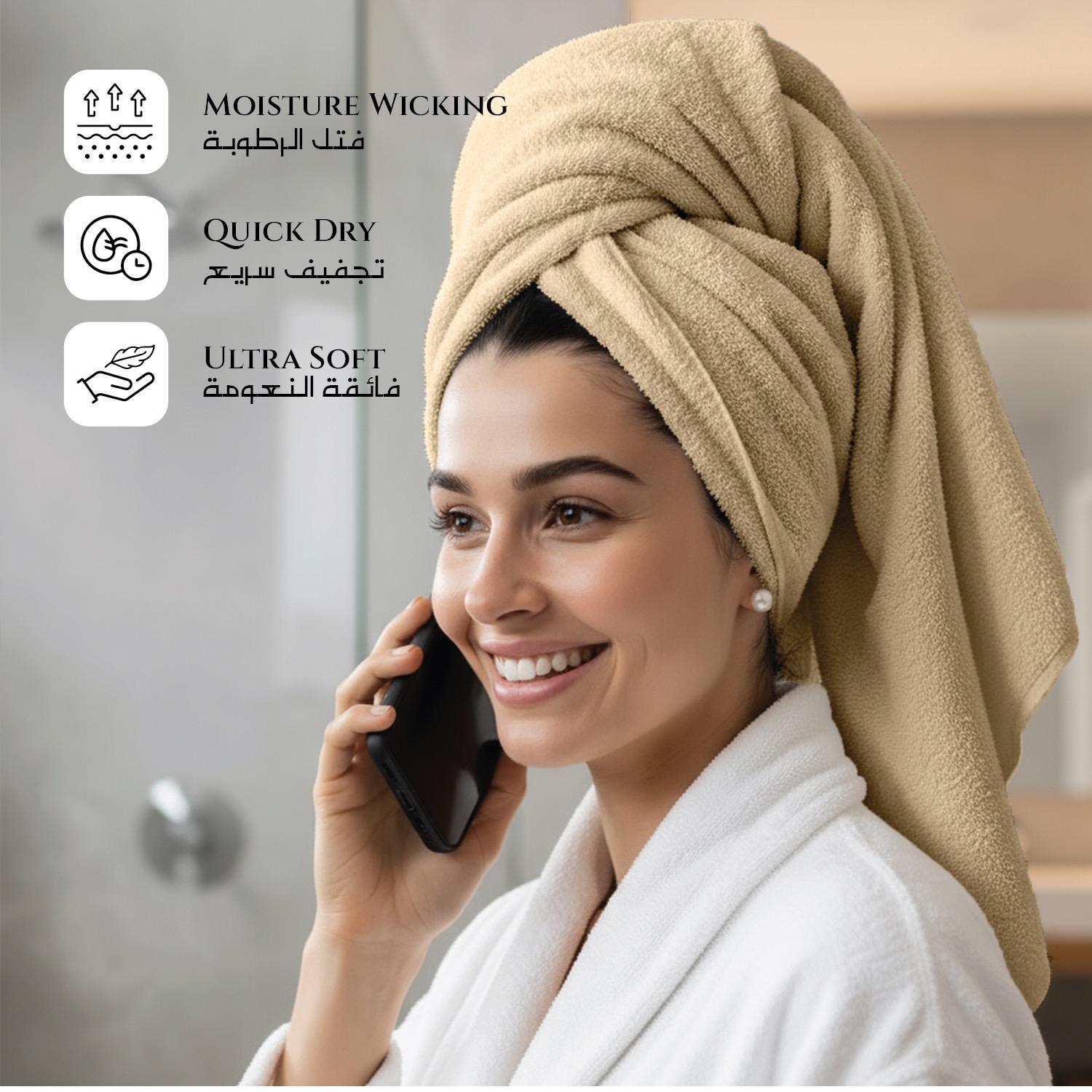 طقم مناشف حمام قطن فاخرة قطعتين من ألتيما - 70x140 سم-hbxbathroom-bathroomtextiles-image-7