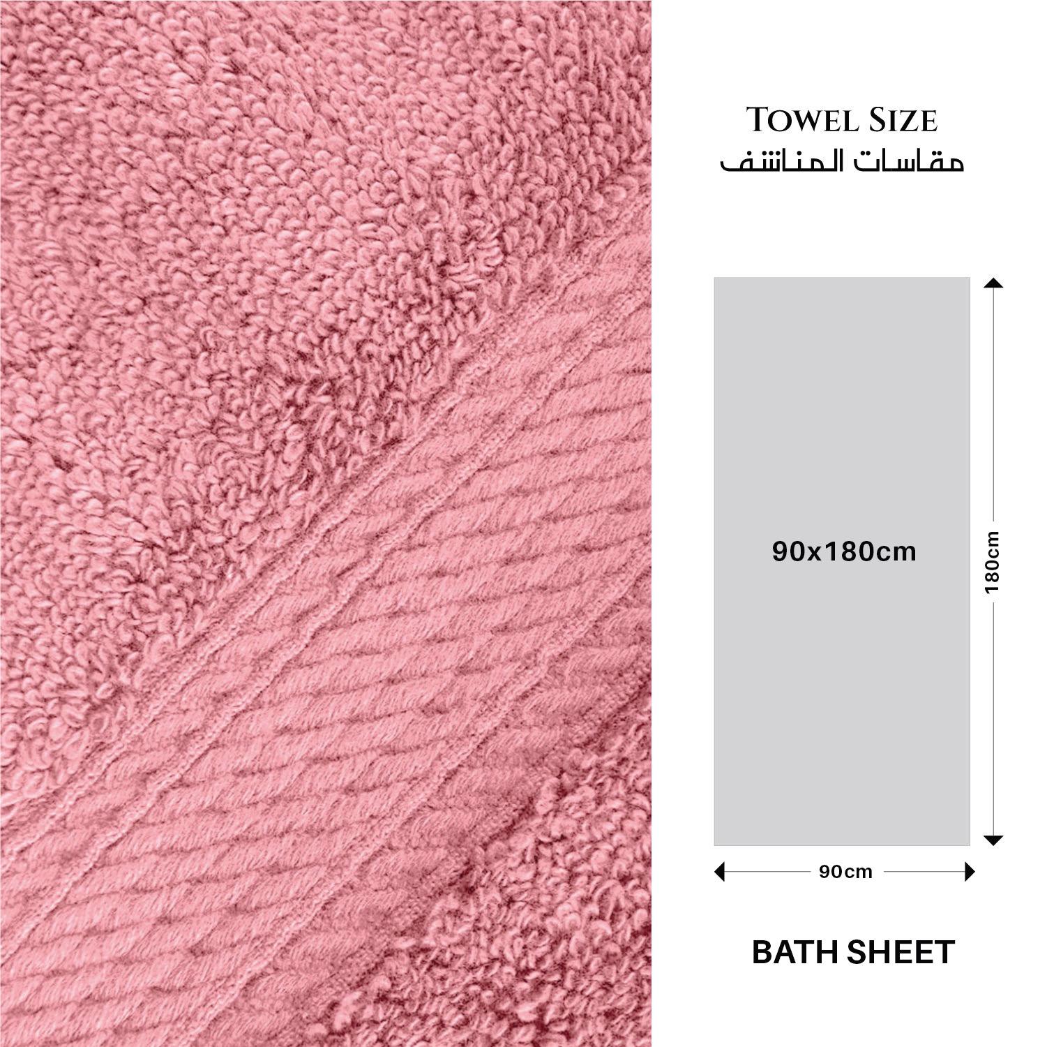 Ultima 2-Piece Premium Cotton Bath Sheet Set - 90x180 cm-hbxbathroom-bathroomtextiles-image-5