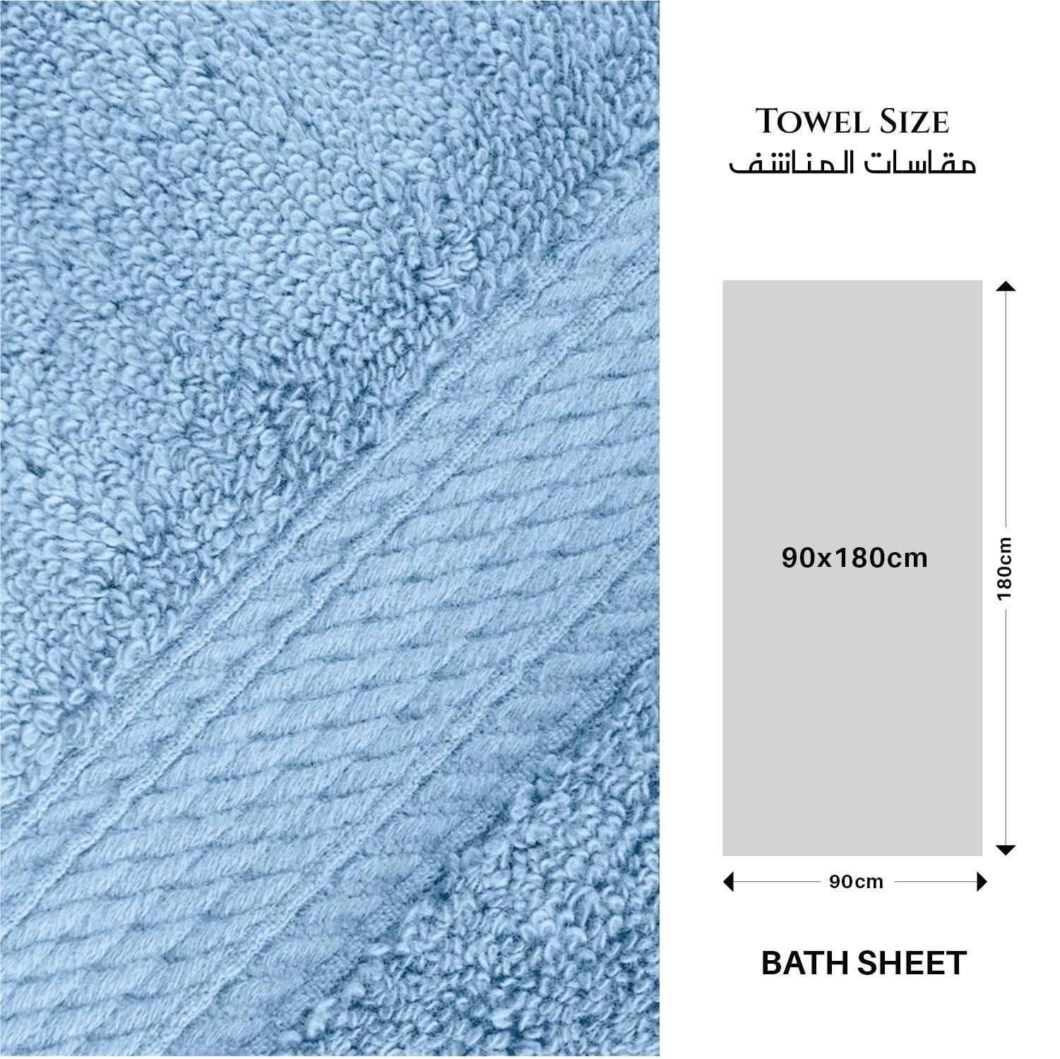 Ultima 2-Piece Premium Cotton Bath Sheet Set - 90x180 cm-hbxbathroom-bathroomtextiles-image-5