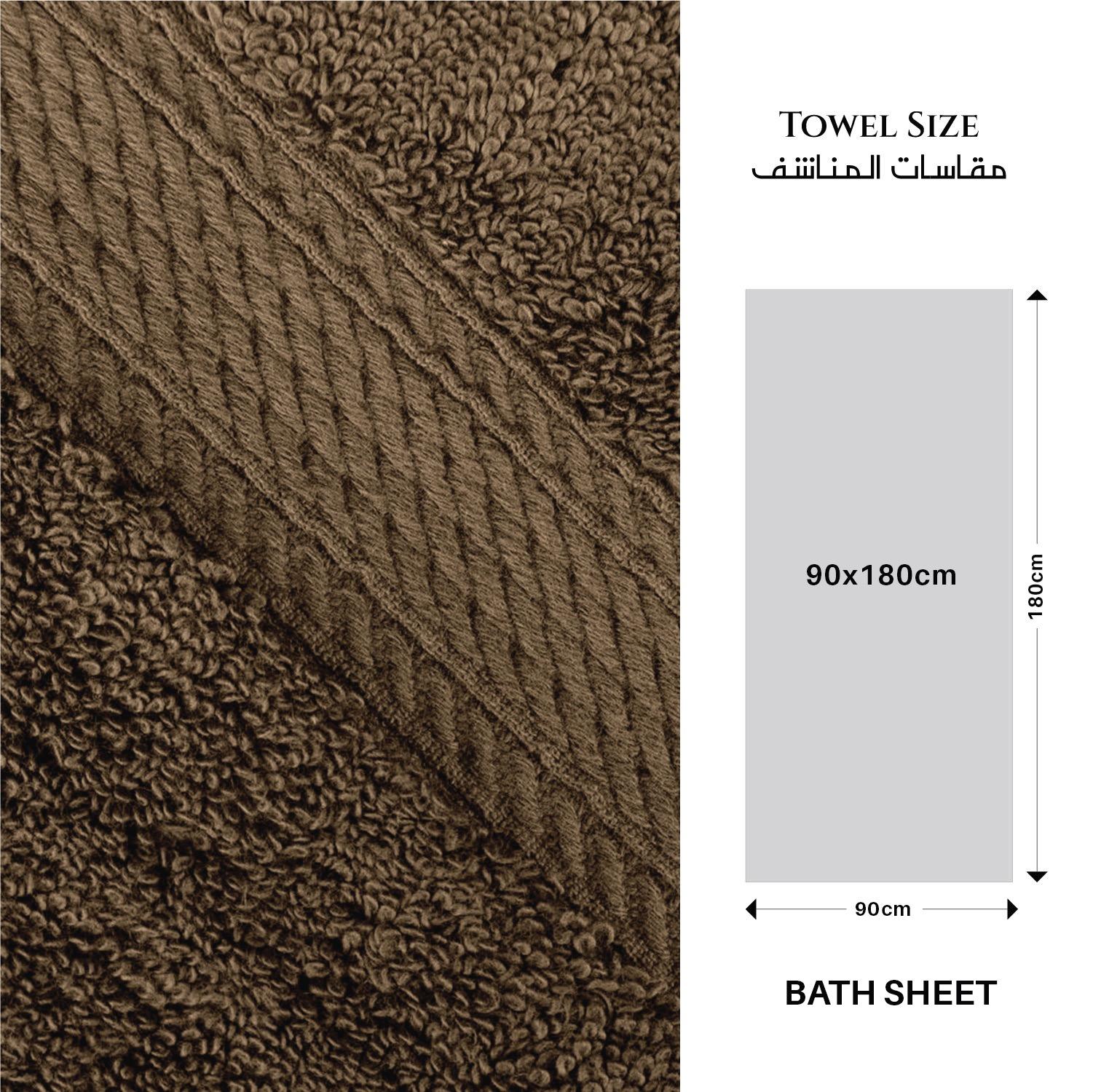 Ultima 2-Piece Premium Cotton Bath Sheet Set - 90x180 cm-hbxbathroom-bathroomtextiles-image-5