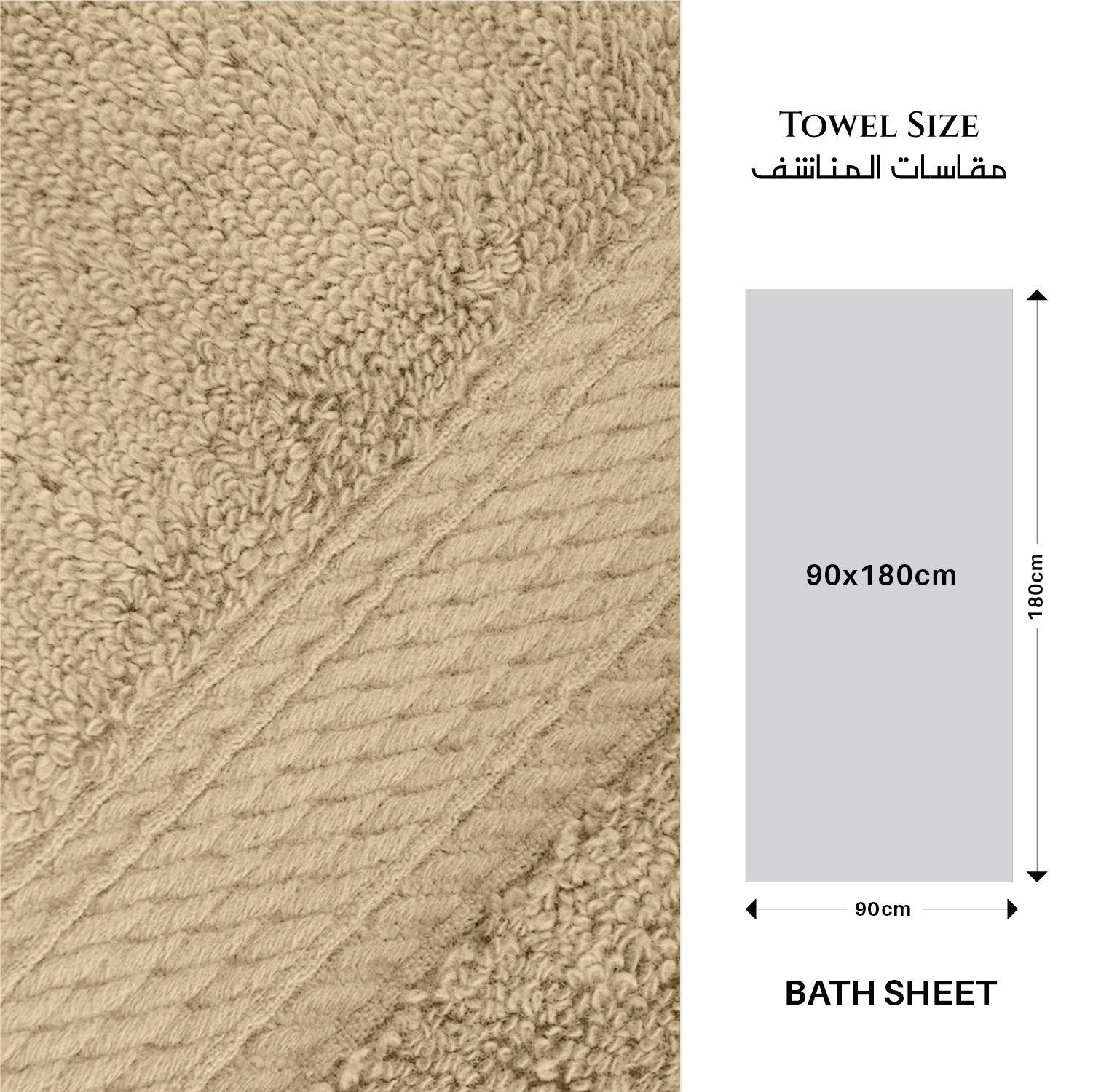 Ultima 2-Piece Premium Cotton Bath Sheet Set - 90x180 cm-hbxbathroom-bathroomtextiles-image-5