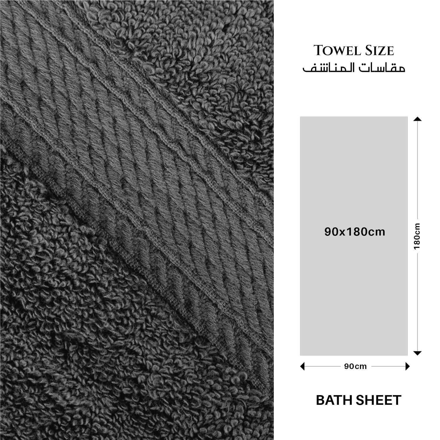 Ultima 2-Piece Premium Cotton Bath Sheet Set - 90x180 cm-hbxbathroom-bathroomtextiles-image-5