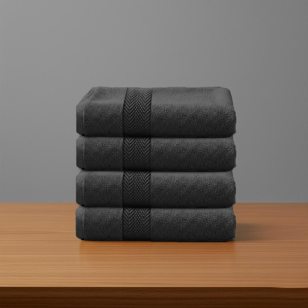 طقم مناشف وجه قطن فاخرة 4 قطع من ألتيما - 30x30 سم-hbxbathroom-bathroomtextiles-image-1