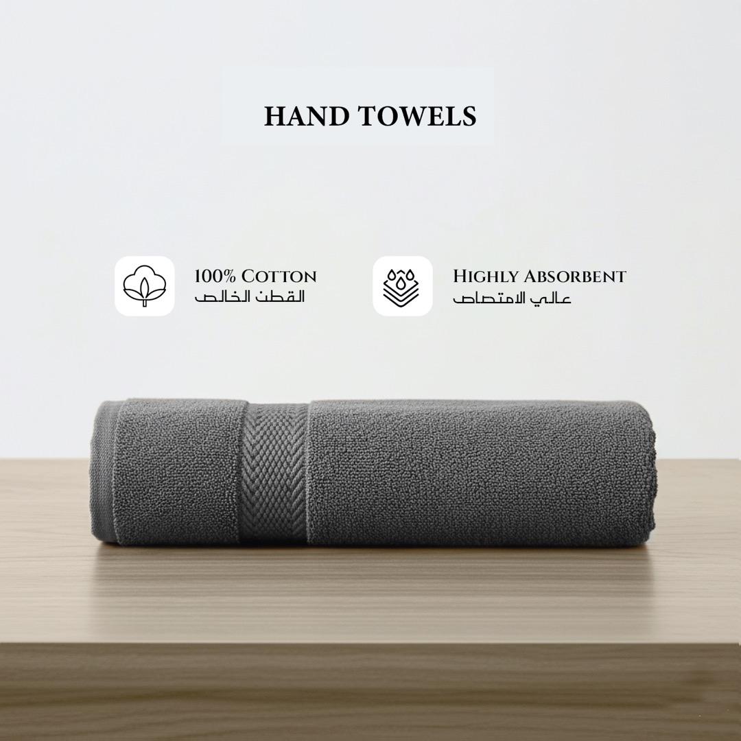 Ultima 4-Piece Premium Cotton Hand Towel Set - 40x70 cm-hbxbathroom-bathroomtextiles-image-3