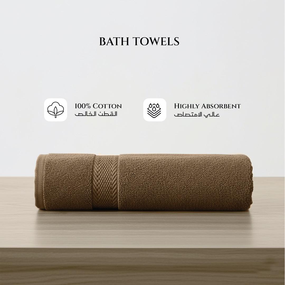 Ultima 4-Piece Premium Cotton Bath Towel Set - 70x140 cm-hbxbathroom-bathroomtextiles-image-3