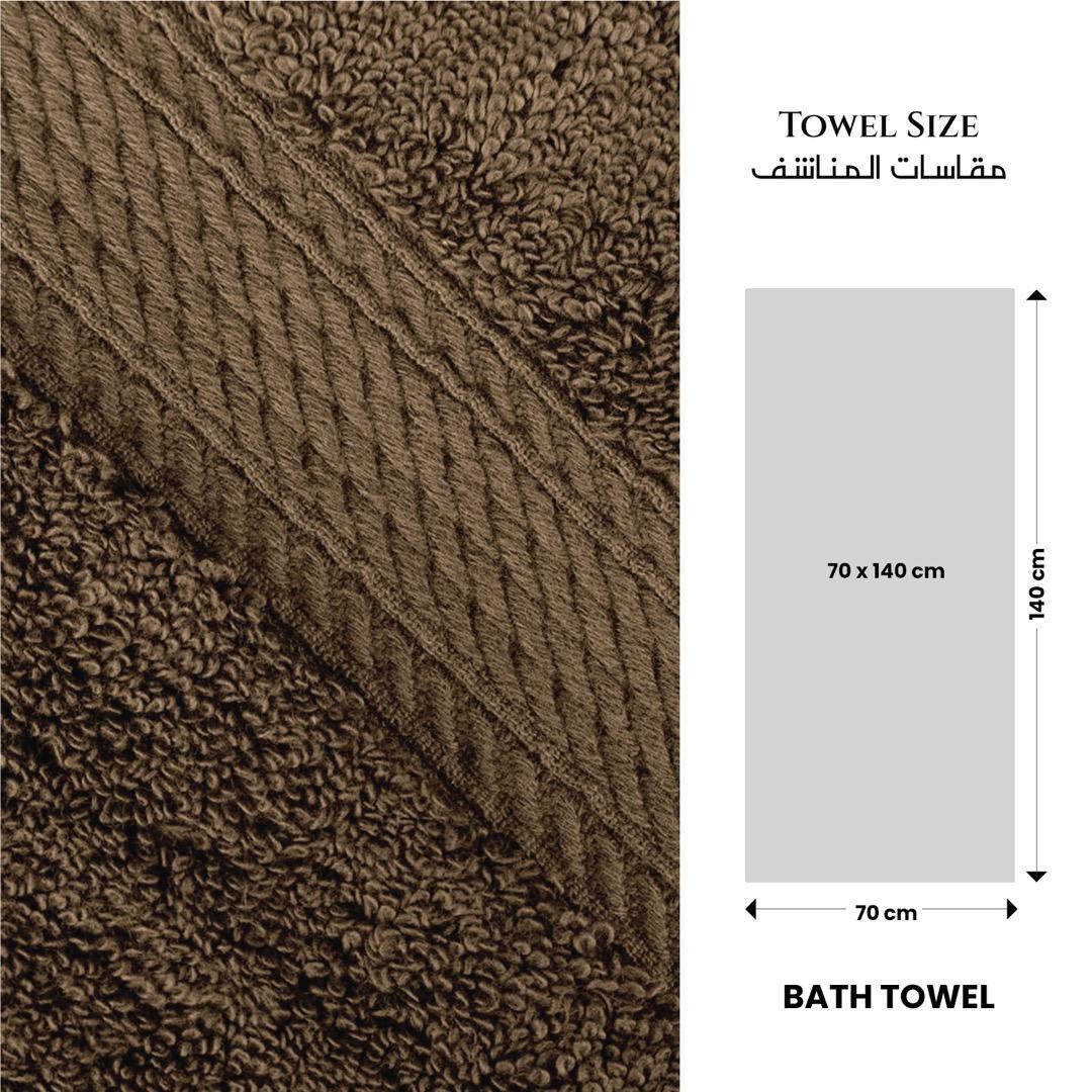 Ultima 4-Piece Premium Cotton Bath Towel Set - 70x140 cm-hbxbathroom-bathroomtextiles-image-6