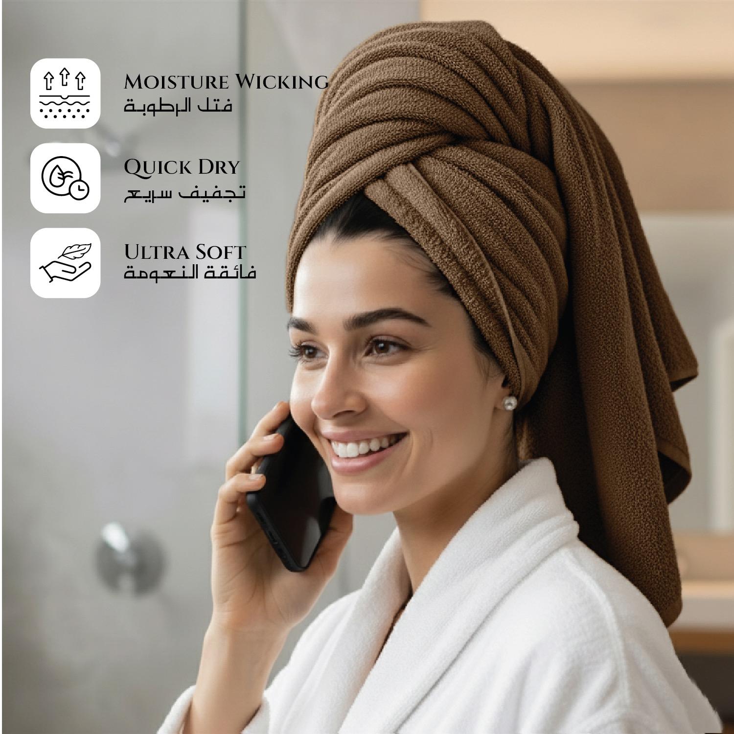 Ultima 4-Piece Premium Cotton Bath Towel Set - 70x140 cm-hbxbathroom-bathroomtextiles-image-7