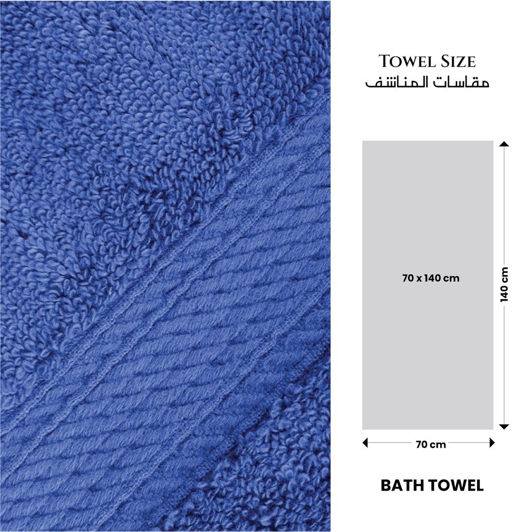 Ultima 4-Piece Premium Cotton Bath Towel Set - 70x140 cm-hbxbathroom-bathroomtextiles-image-6