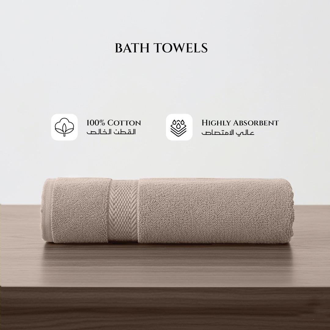 Ultima 4-Piece Premium Cotton Bath Towel Set - 70x140 cm-hbxbathroom-bathroomtextiles-image-3