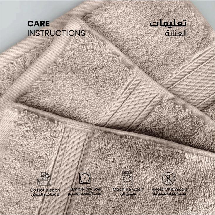 Ultima 4-Piece Premium Cotton Bath Towel Set - 70x140 cm-hbxbathroom-bathroomtextiles-image-5