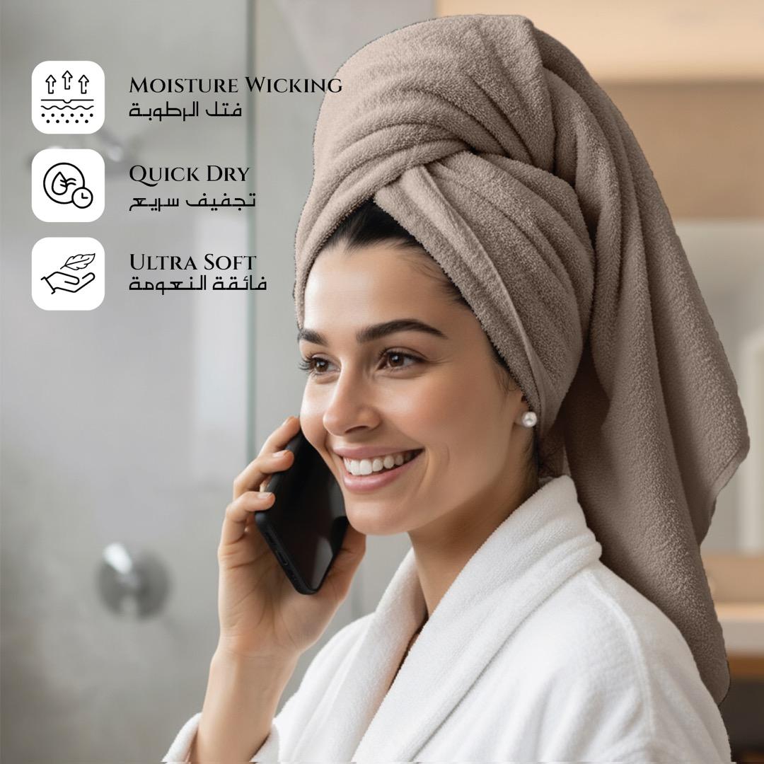 Ultima 4-Piece Premium Cotton Bath Towel Set - 70x140 cm-hbxbathroom-bathroomtextiles-image-7