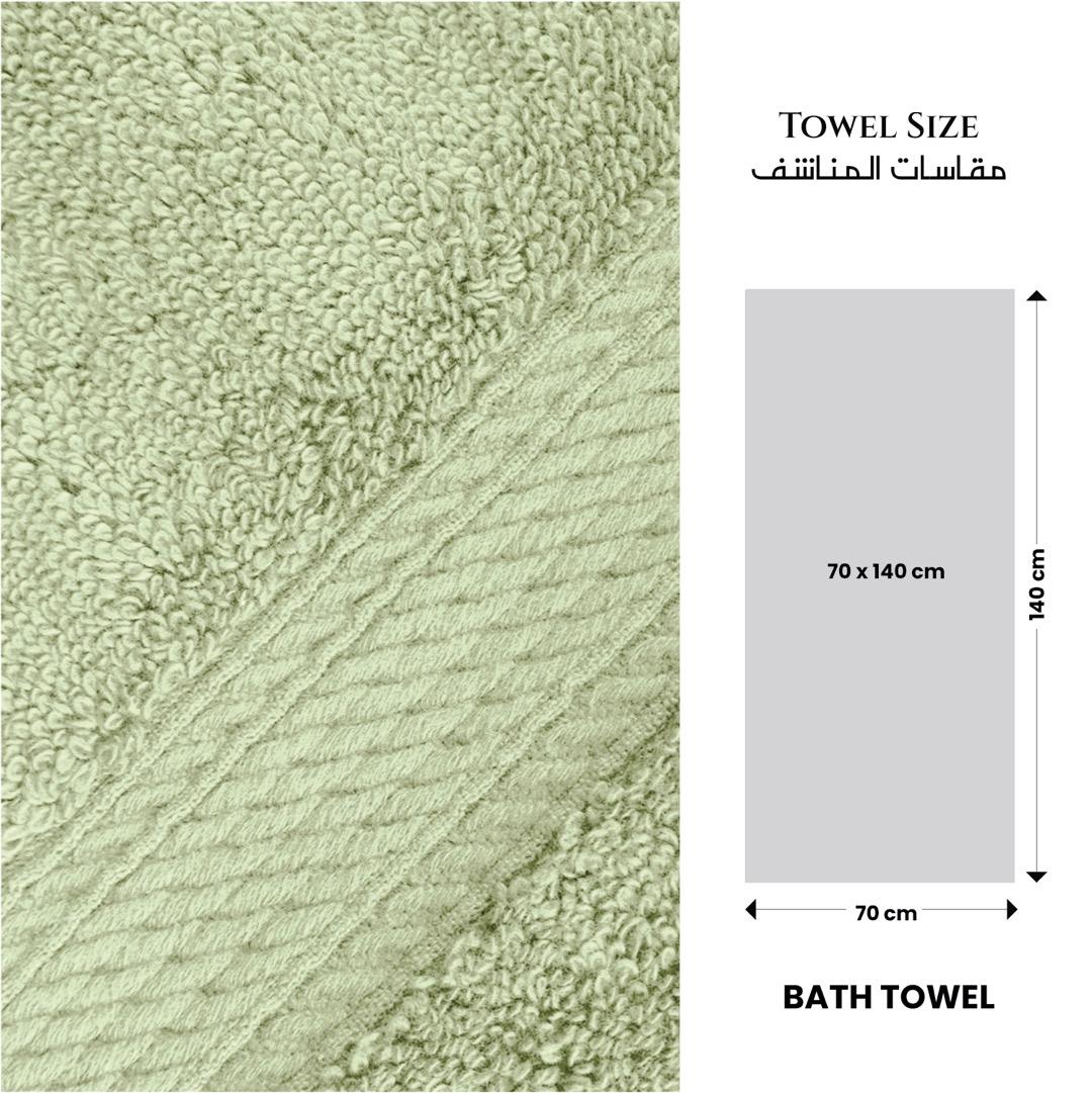 Ultima 4-Piece Premium Cotton Bath Towel Set - 70x140 cm-hbxbathroom-bathroomtextiles-image-6