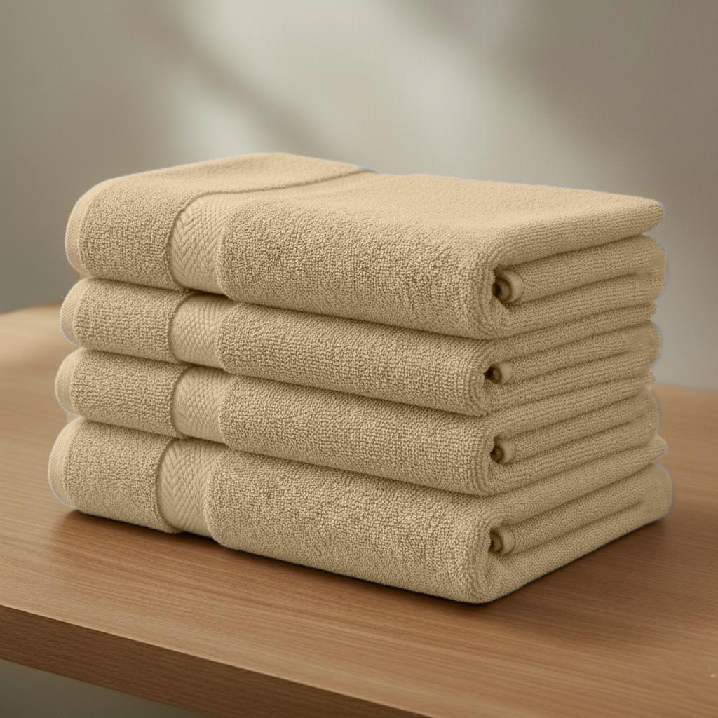 Ultima 4-Piece Premium Cotton Bath Towel Set - 70x140 cm-hbxbathroom-bathroomtextiles-image-1
