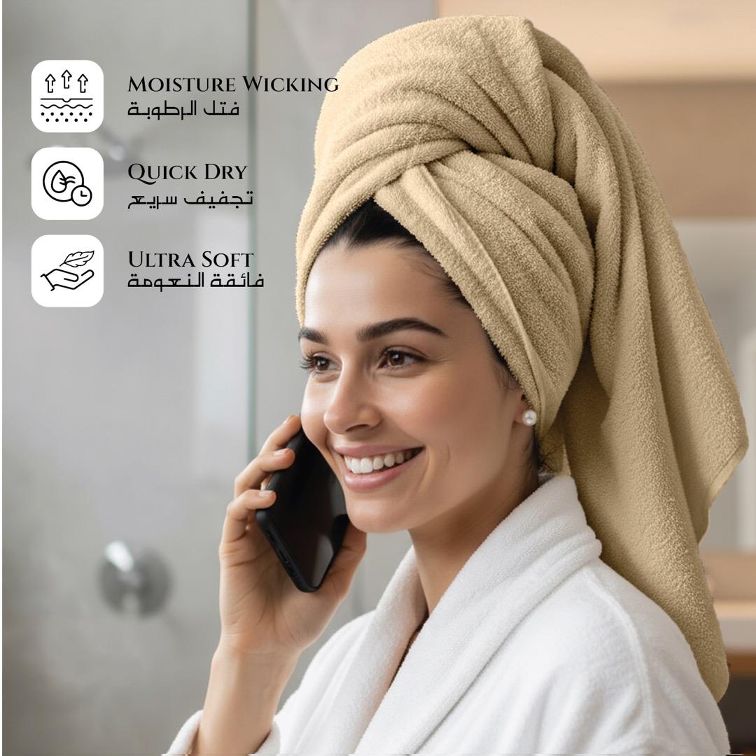 Ultima 4-Piece Premium Cotton Bath Towel Set - 70x140 cm-hbxbathroom-bathroomtextiles-image-7