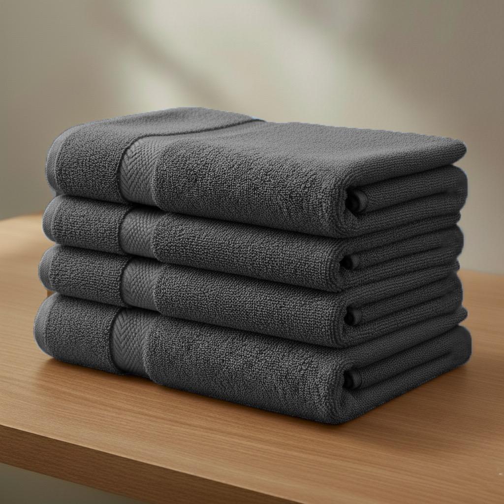 Ultima 4-Piece Premium Cotton Bath Towel Set - 70x140 cm-hbxbathroom-bathroomtextiles-image-1