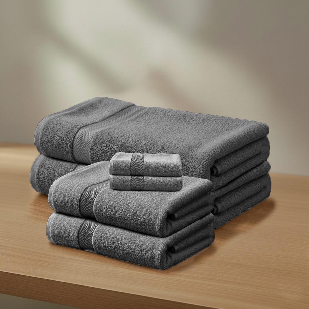 Ultima 6-Piece Premium Cotton Towel Set-hbxbathroom-bathroomtextiles-image-1