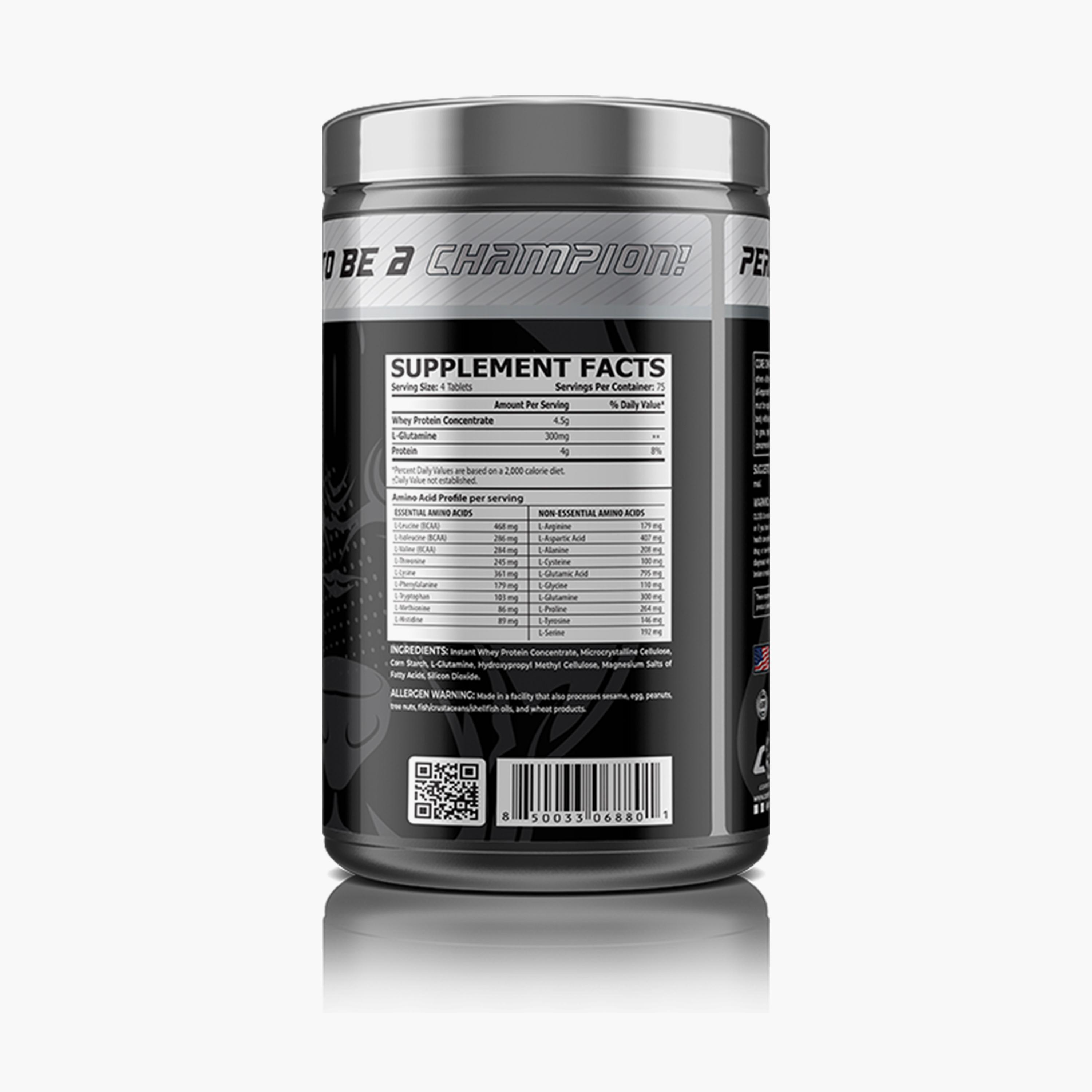 كور تشامبس - مكمّل غذائي أمينو 6000 - تركيبة أحماض أمينية فائقة الجودة، 300 قرص-sports-nutrition-vitaminshealthsupplements-image-2