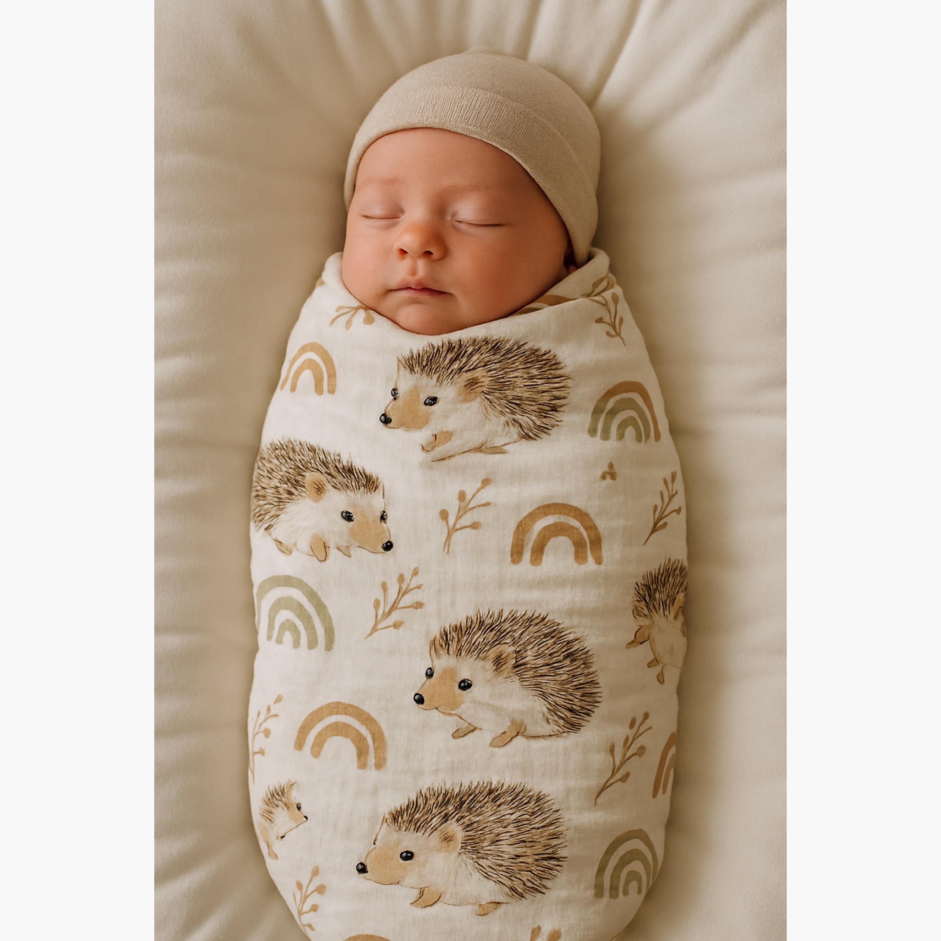 Kinder Valley 2-Piece Gentle Bamboo Muslin Swaddle Set-baby-nursery-blanketsandswaddles-blanketsandquilts-image-3