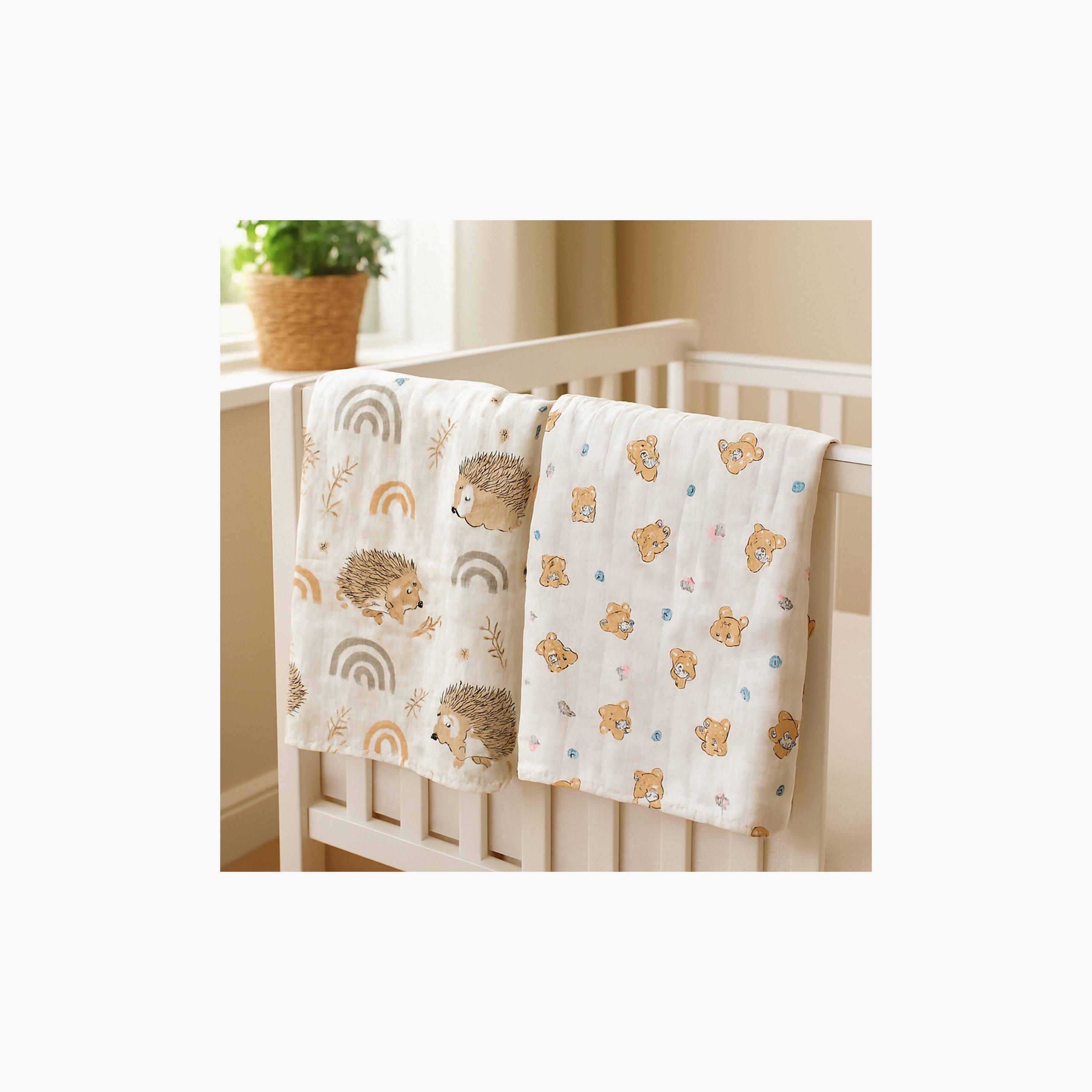 Kinder Valley 2-Piece Gentle Bamboo Muslin Swaddle Set-baby-nursery-blanketsandswaddles-blanketsandquilts-image-4