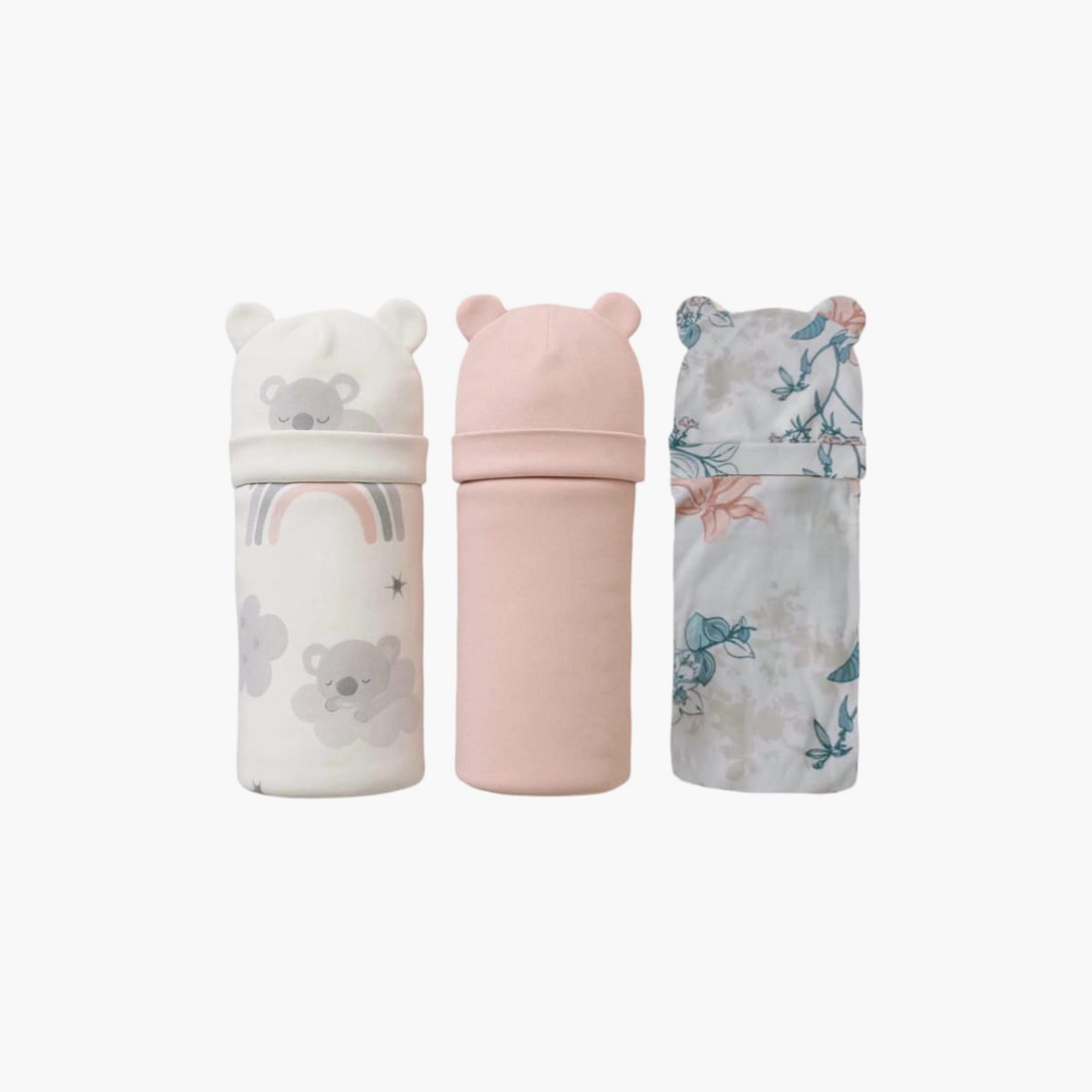Kinder Valley 3-Piece Adjustable Cocoon Swaddle Blanket with Hood-baby-nursery-blanketsandswaddles-swaddlesandsleepingbags-image-1