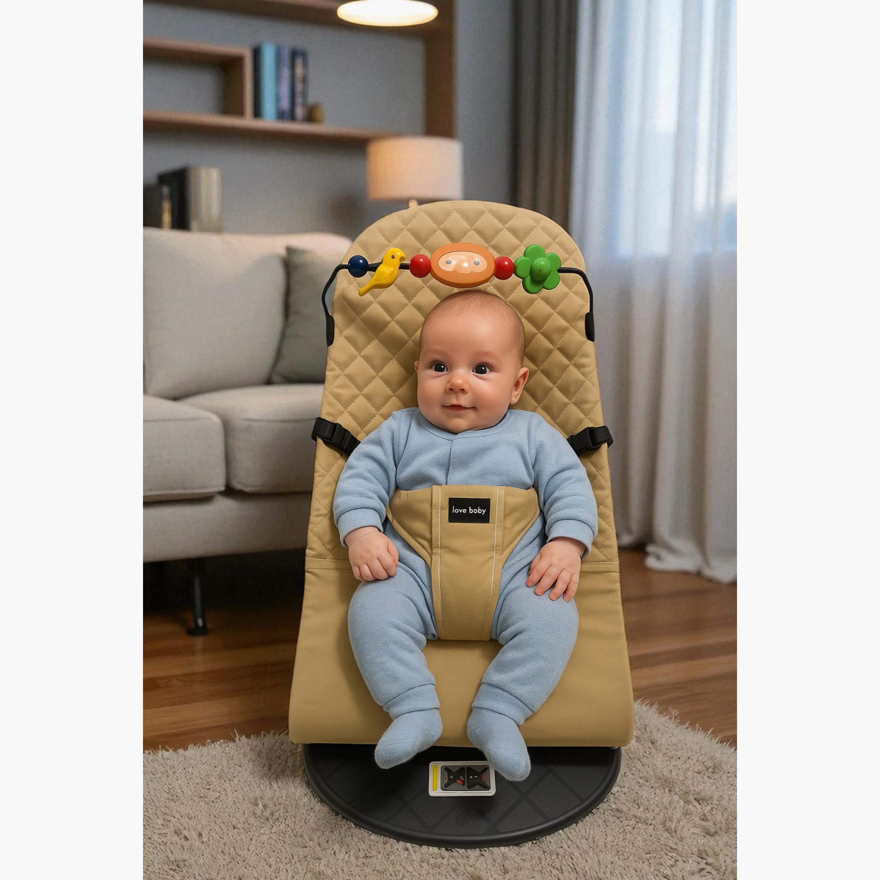 Kinder Valley Lightweight Snuggle Bouncer with Removable Toy Bar-baby-infantactivity-bouncers-image-6