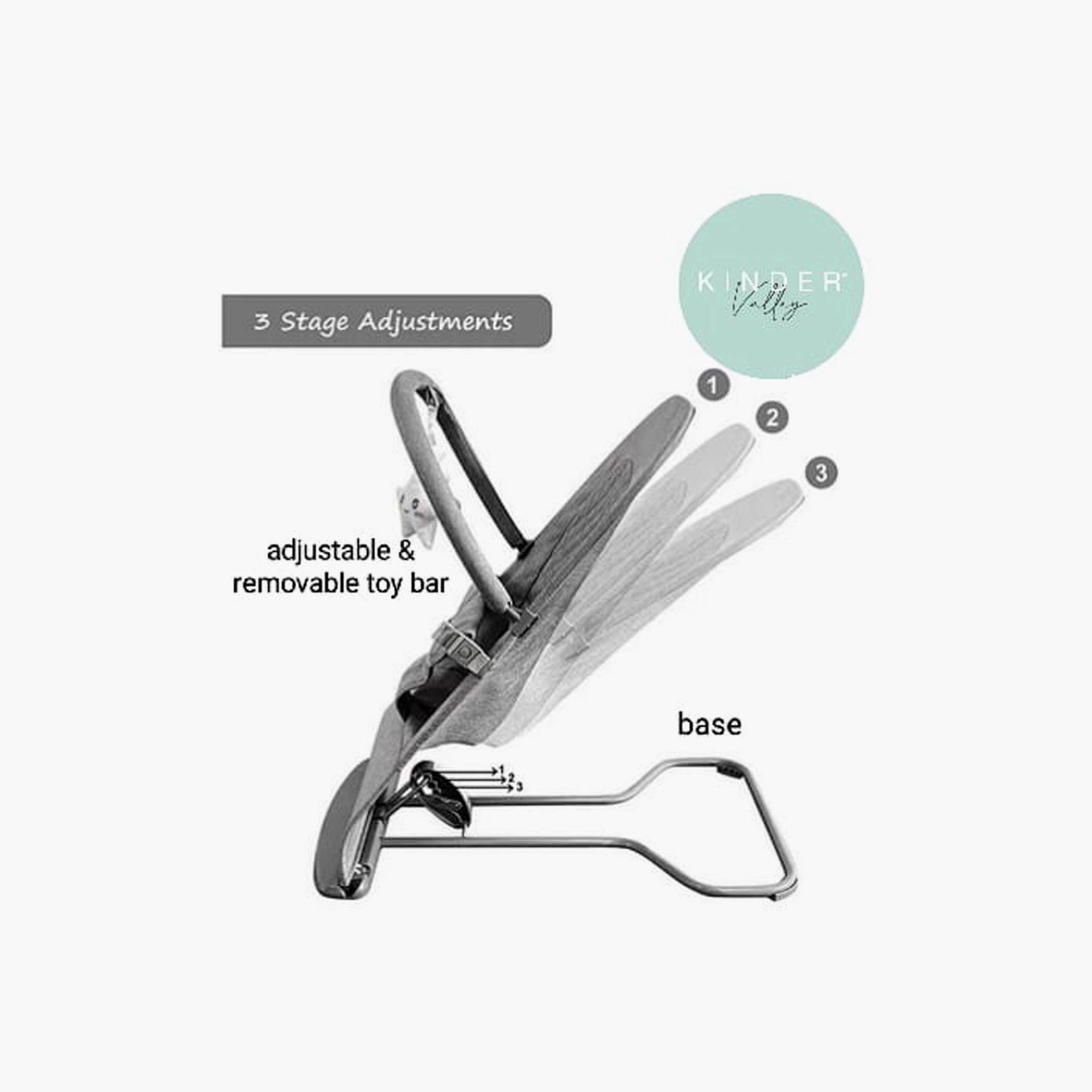 Kinder Valley Lightweight Snuggle Bouncer with Removable Toy Bar-baby-infantactivity-bouncers-image-4