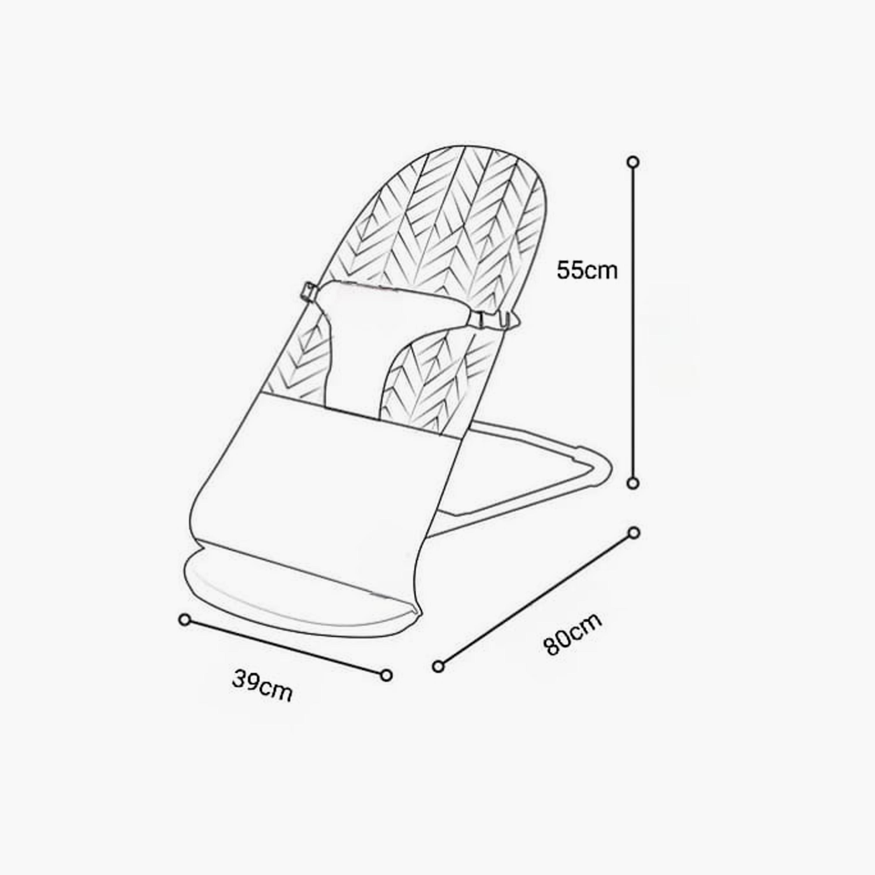 Kinder Valley Lightweight Snuggle Bouncer with Removable Toy Bar-baby-infantactivity-bouncers-image-5