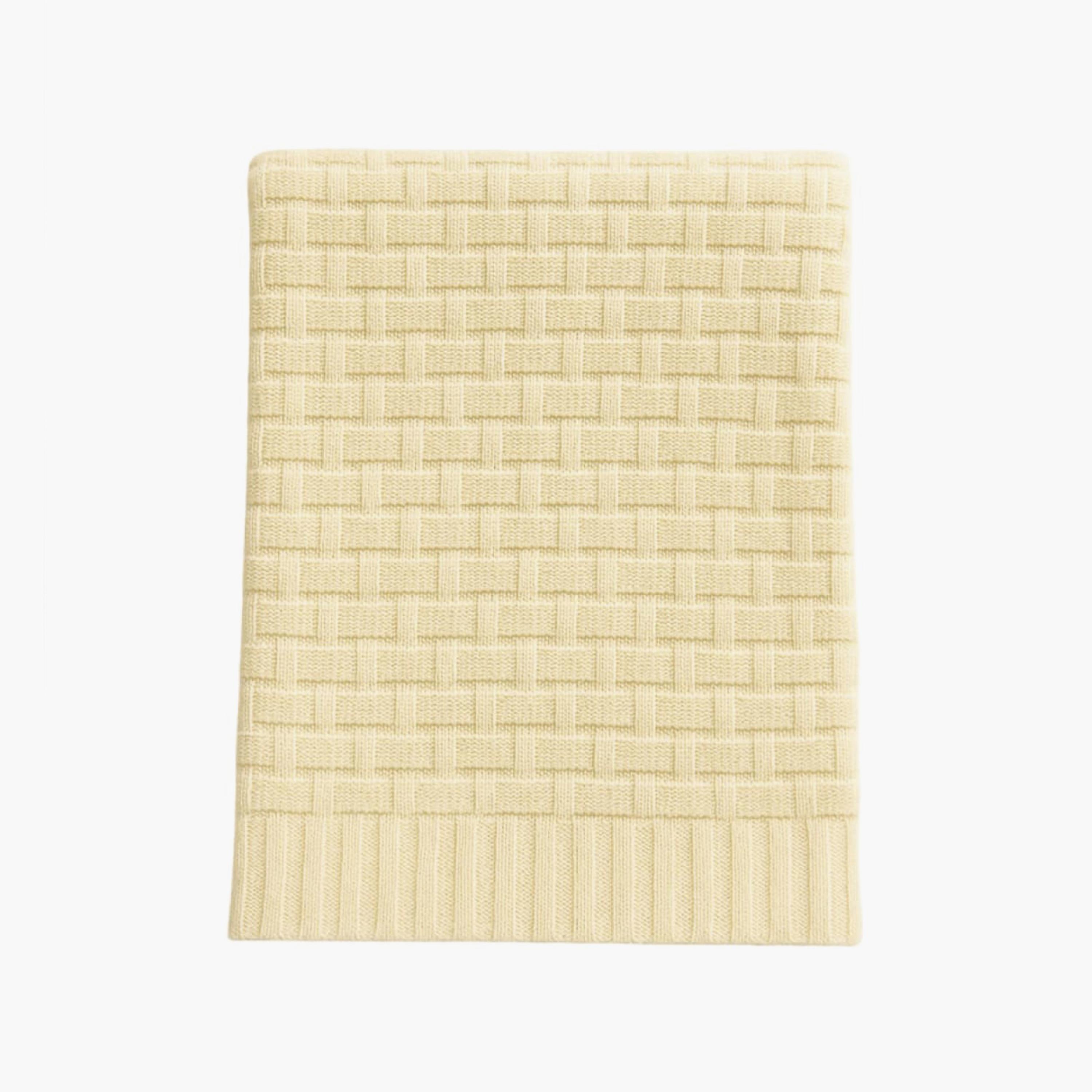 Kinder Valley 100% Natural Cotton Knitted Blanket - Beige-baby-nursery-blanketsandswaddles-blanketsandquilts-image-1