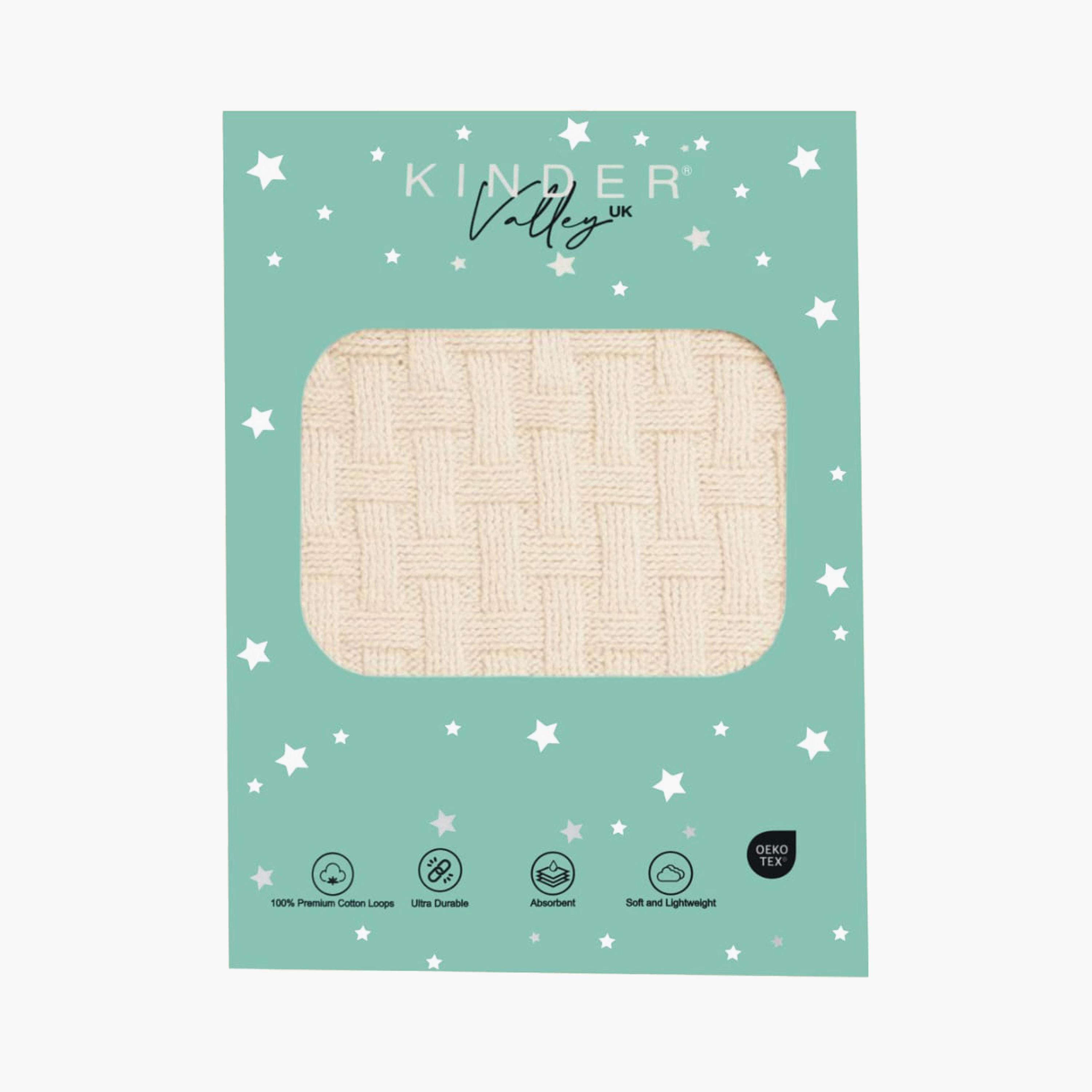 Kinder Valley 100% Natural Cotton Knitted Blanket - Beige-baby-nursery-blanketsandswaddles-blanketsandquilts-image-5