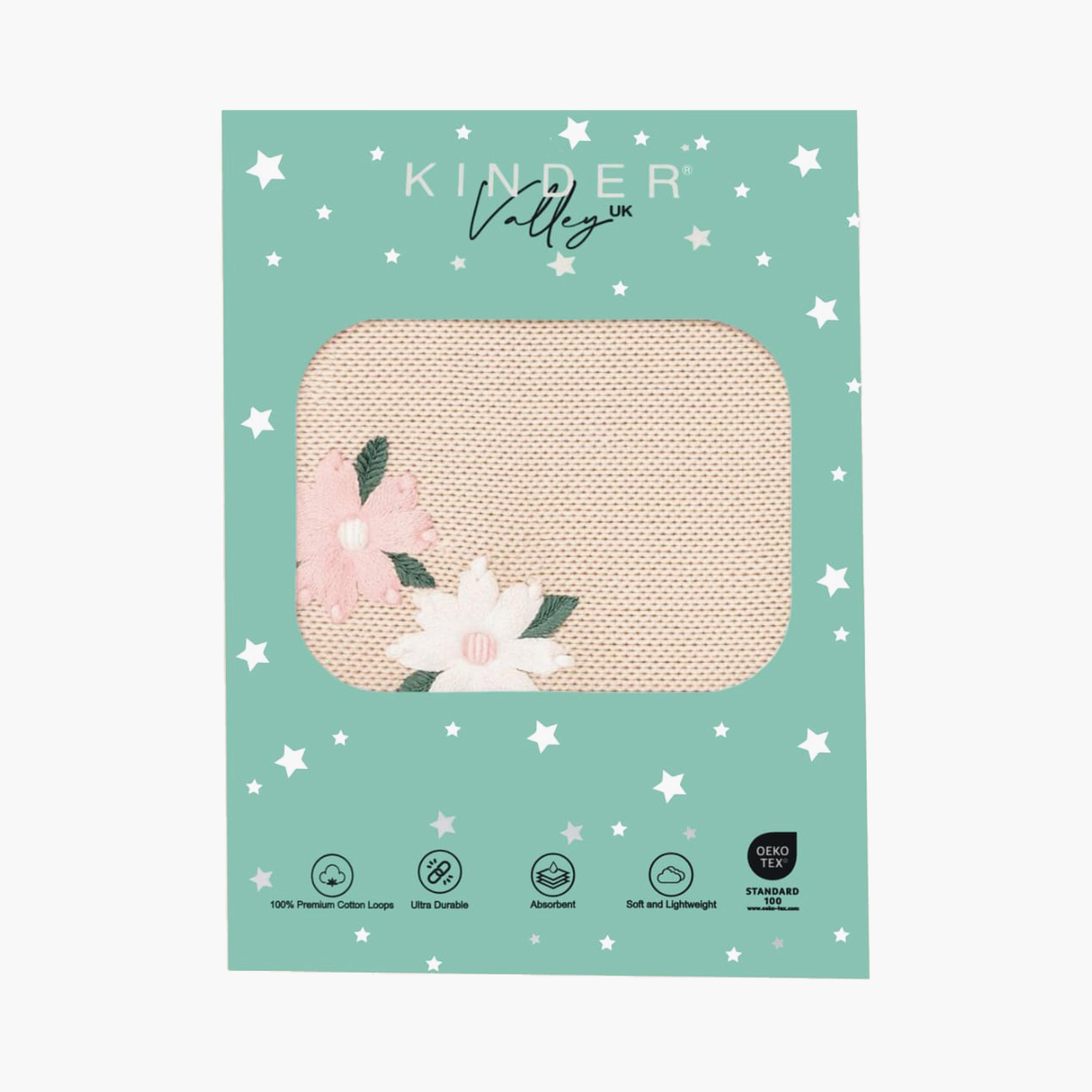 Kinder Valley 100% Natural Cotton Knitted Blanket - PetalLoom-baby-nursery-blanketsandswaddles-blanketsandquilts-image-4