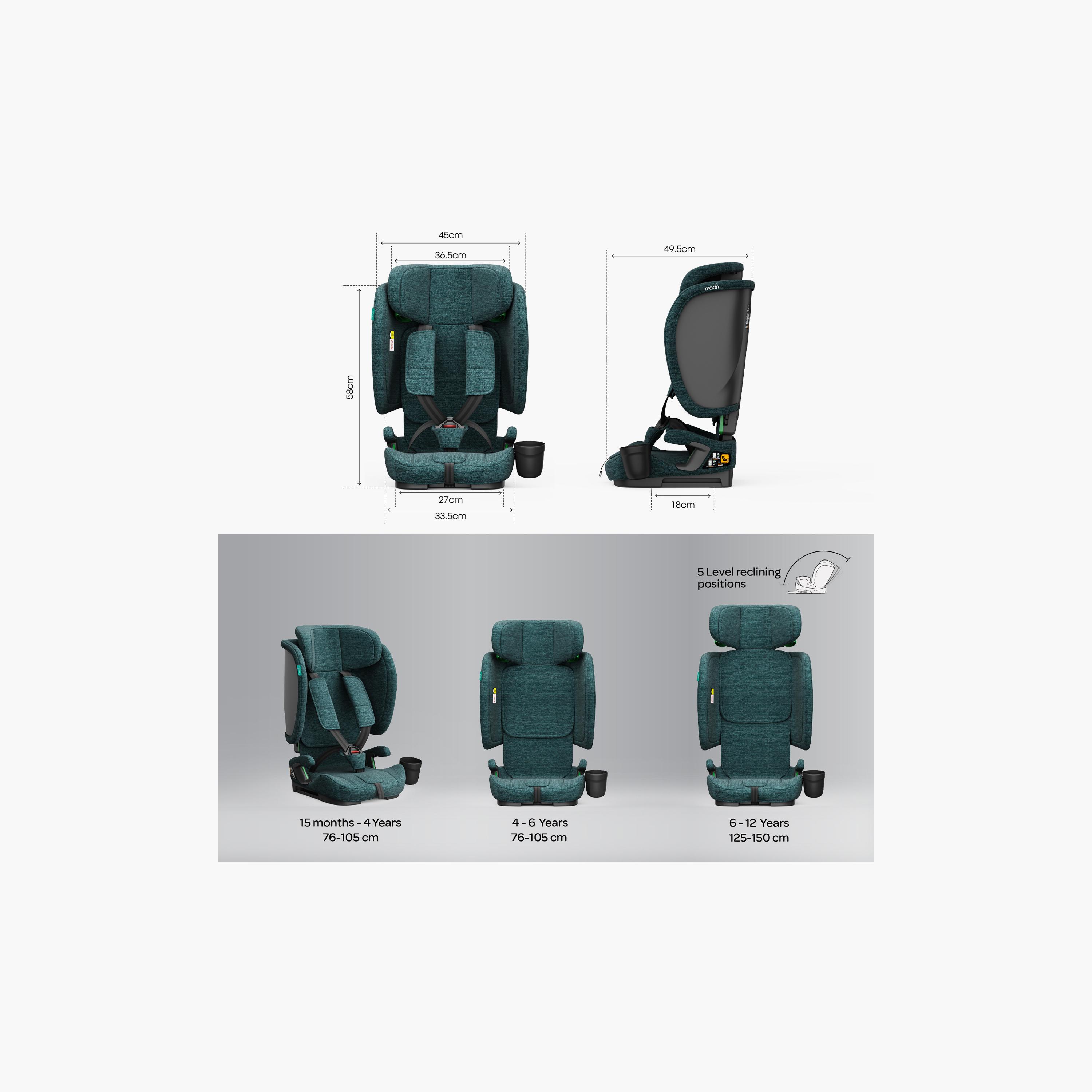 Moon Folda Plus i-Size Foldable Car Seat-baby-gear-carseats-image-6