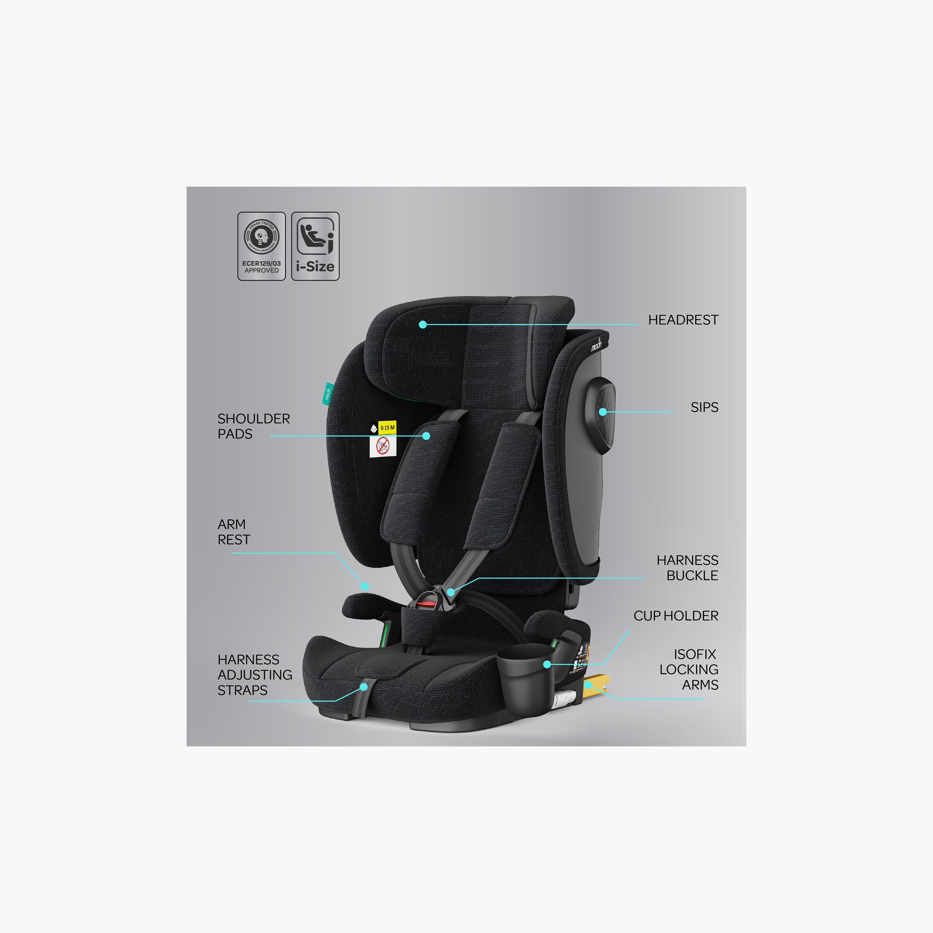 مقعد سيارة فولدا ماكس آي-سايز قابل للطي مع أذرع تثبيت ايزوفكس من مون-baby-gear-carseats-image-6