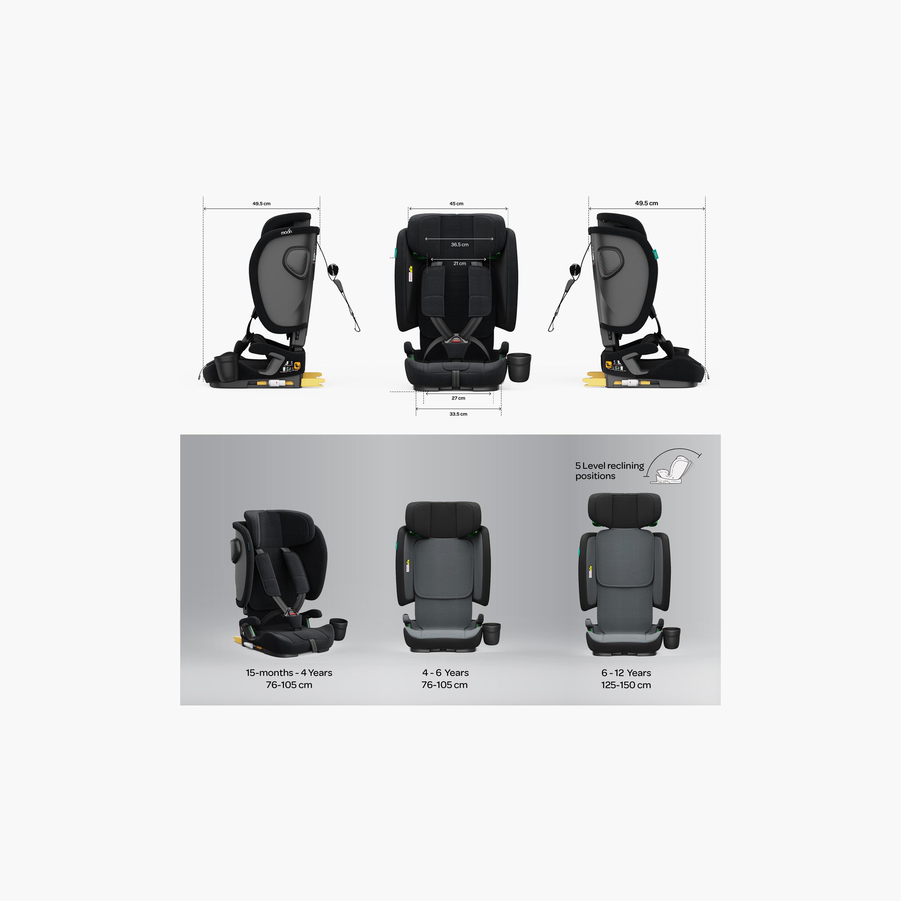 مقعد سيارة فولدا ماكس آي-سايز قابل للطي مع أذرع تثبيت ايزوفكس من مون-baby-gear-carseats-image-8
