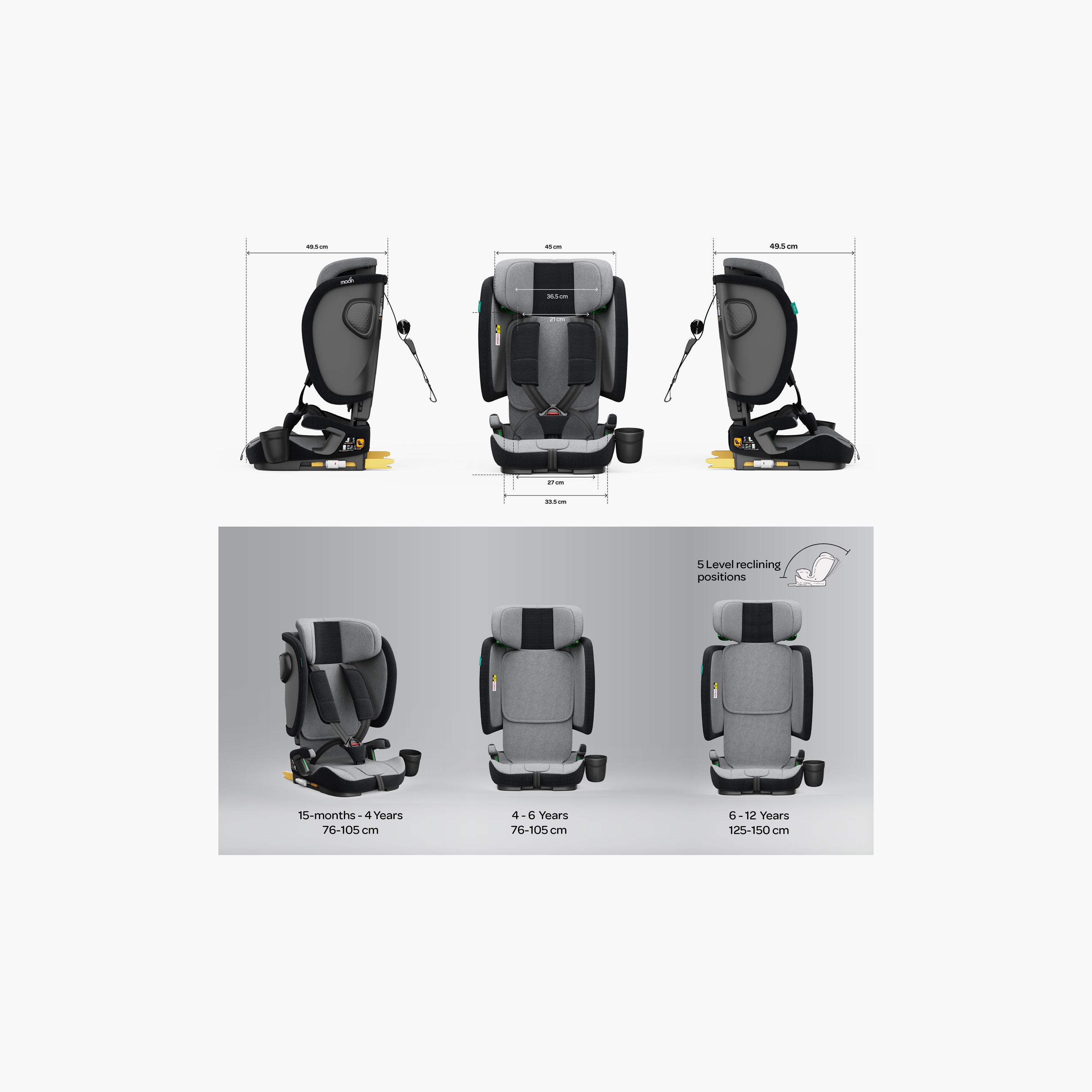 مقعد سيارة فولدا ماكس آي-سايز قابل للطي مع أذرع تثبيت ايزوفكس من مون-baby-gear-carseats-image-9