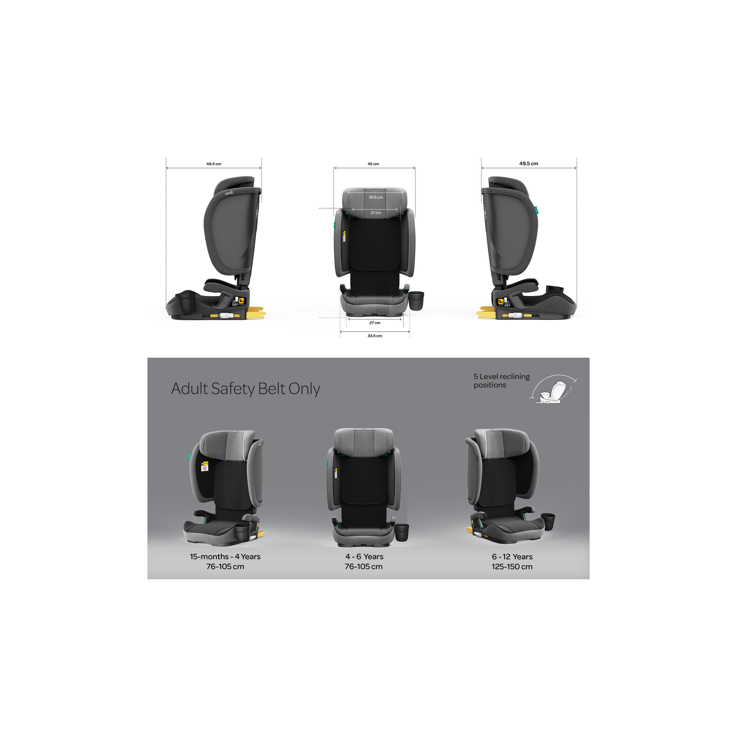Moon Folda Go i-Size Foldable Car Seat with ISOFIXLocking Arms-baby-gear-carseats-image-5