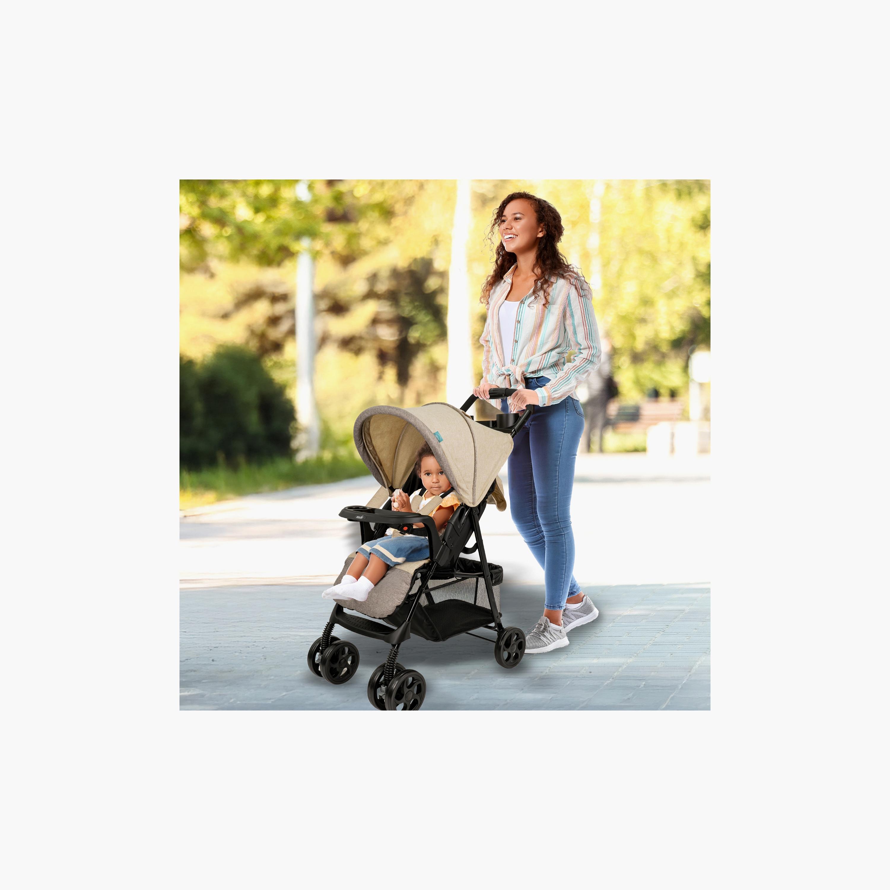 Moon Metro Urban Stroller with Sun Canopy and 5-Point Safety Harness-baby-gear-strollersandprams-strollers-image-8