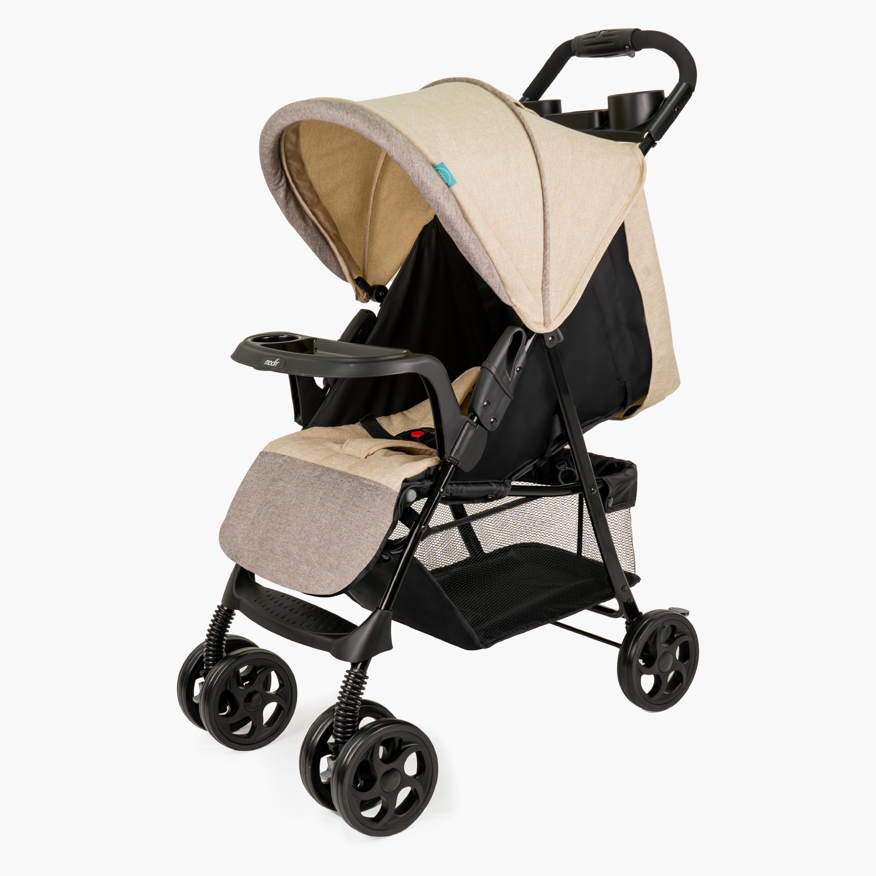 عربة أطفال مترو إيربان من مون مع مظلة شمس وحزام أمان بخمس نقاط-baby-gear-strollersandprams-strollers-image-1