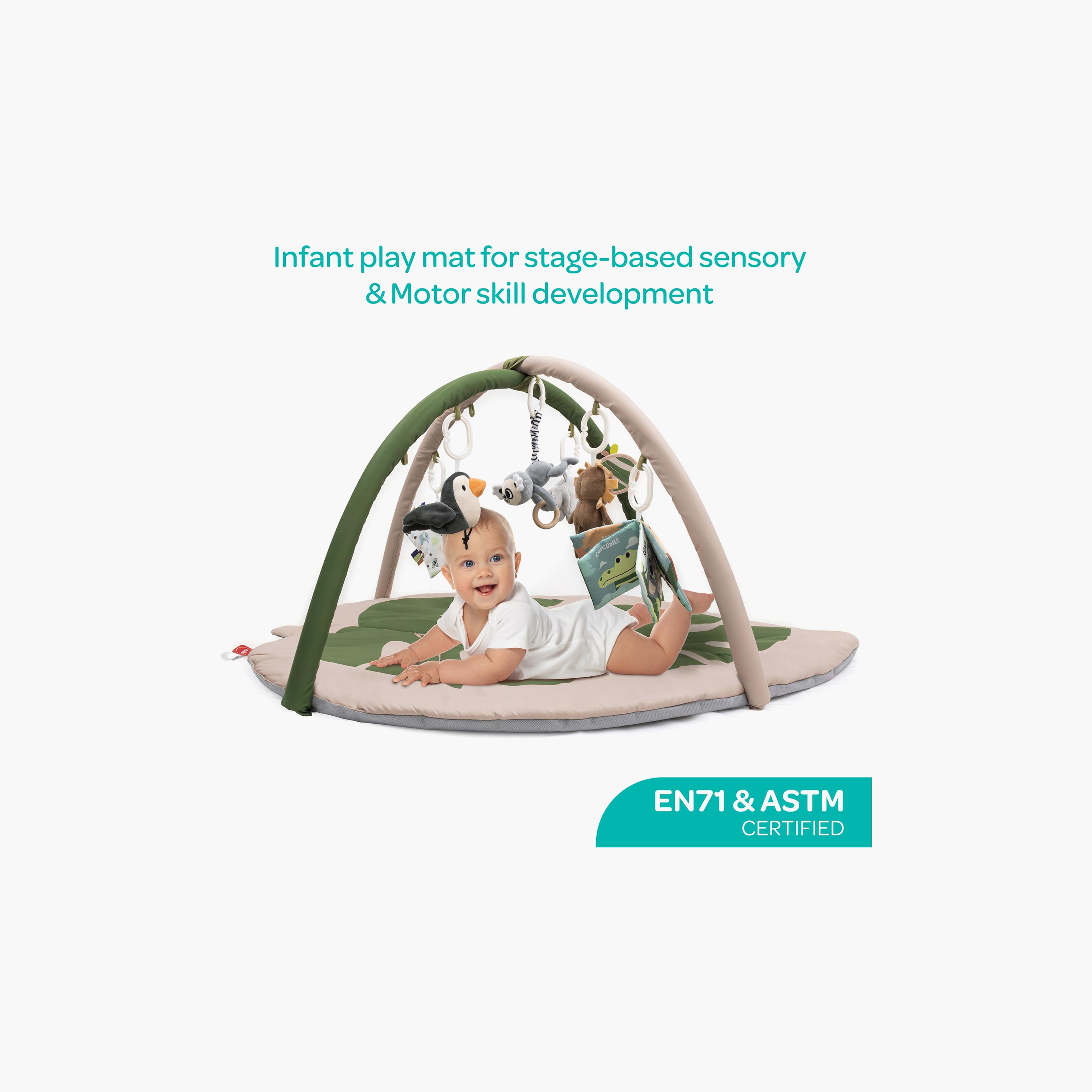 Moon Play Mat with 7 Detachable Toys - Forest Theme - Beige-baby-infantactivity-playpensandplaymats-image-5