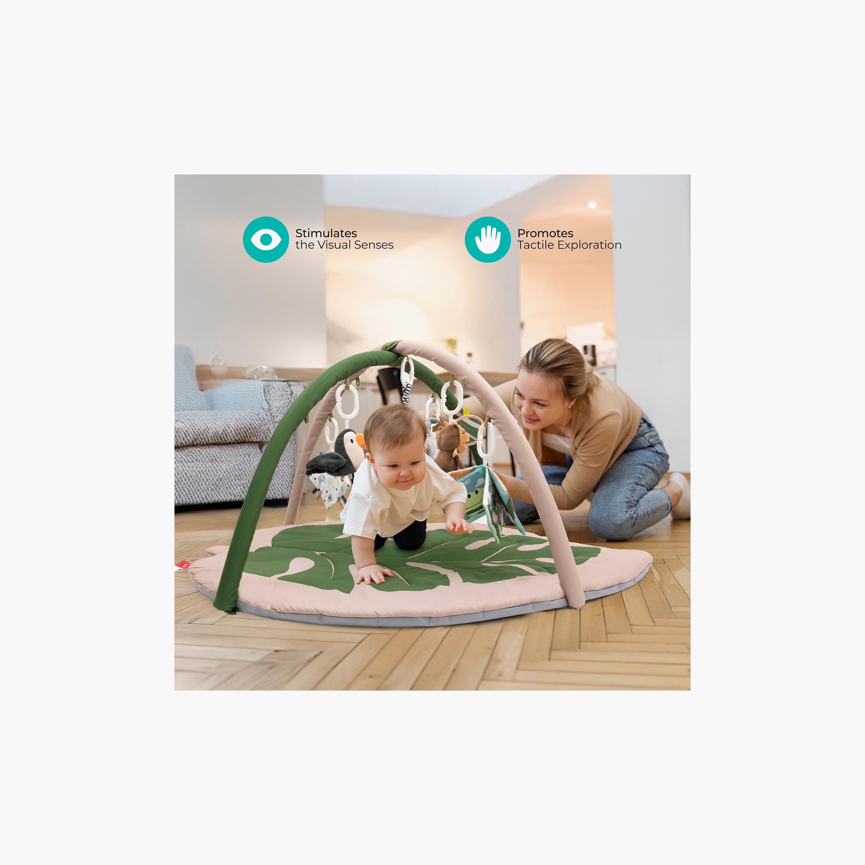 Moon Play Mat with 7 Detachable Toys - Forest Theme - Beige-baby-infantactivity-playpensandplaymats-image-6