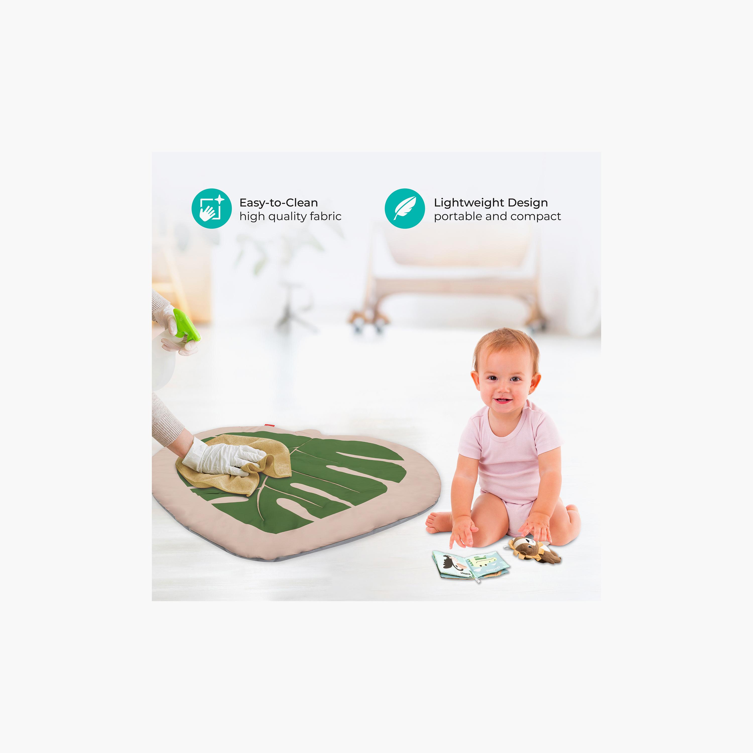Moon Play Mat with 7 Detachable Toys - Forest Theme - Beige-baby-infantactivity-playpensandplaymats-image-7