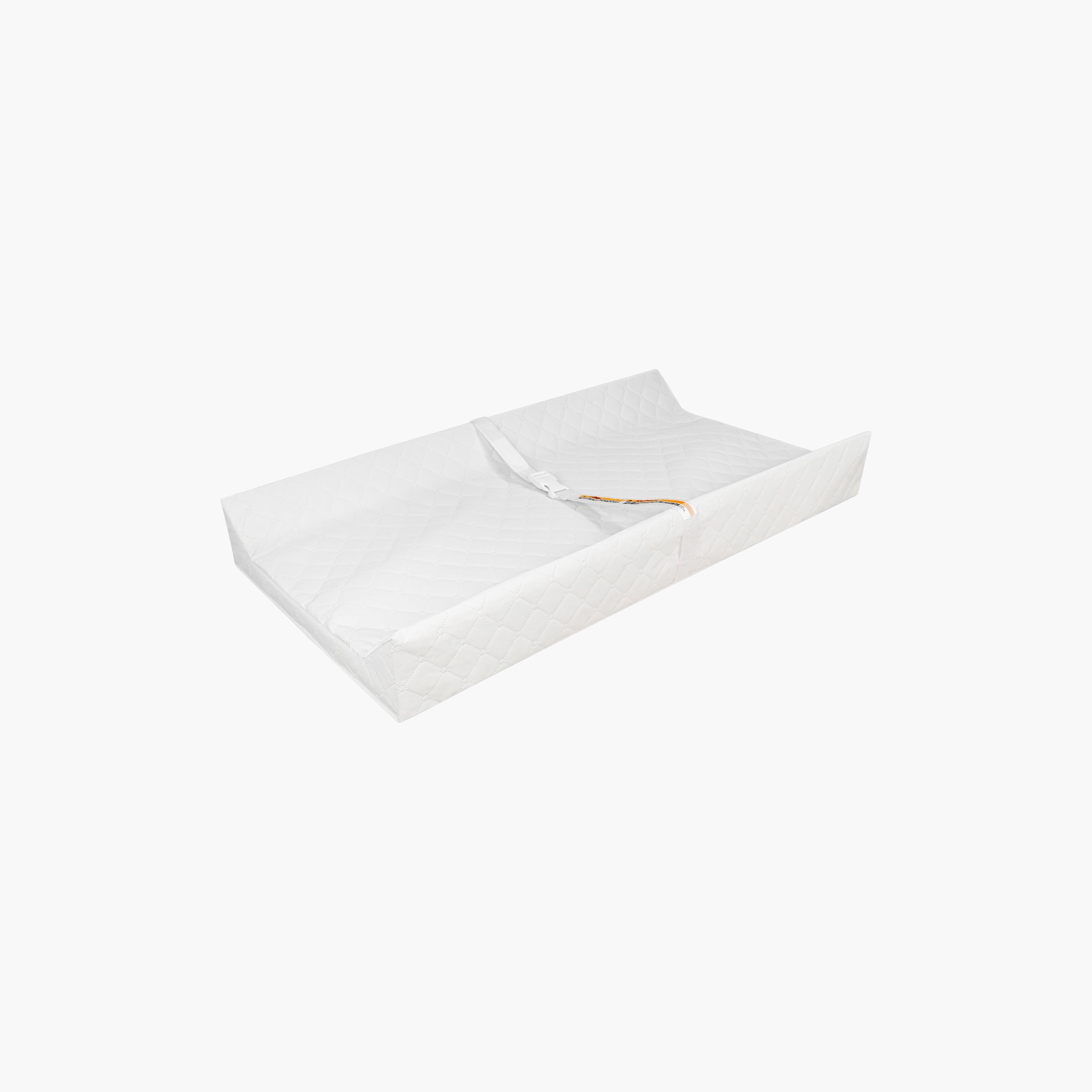 Moon Waterproof Contour Diaper Changing Mat Pad - 80 x 40 cm - White-baby-diapering-changingmats-image-1