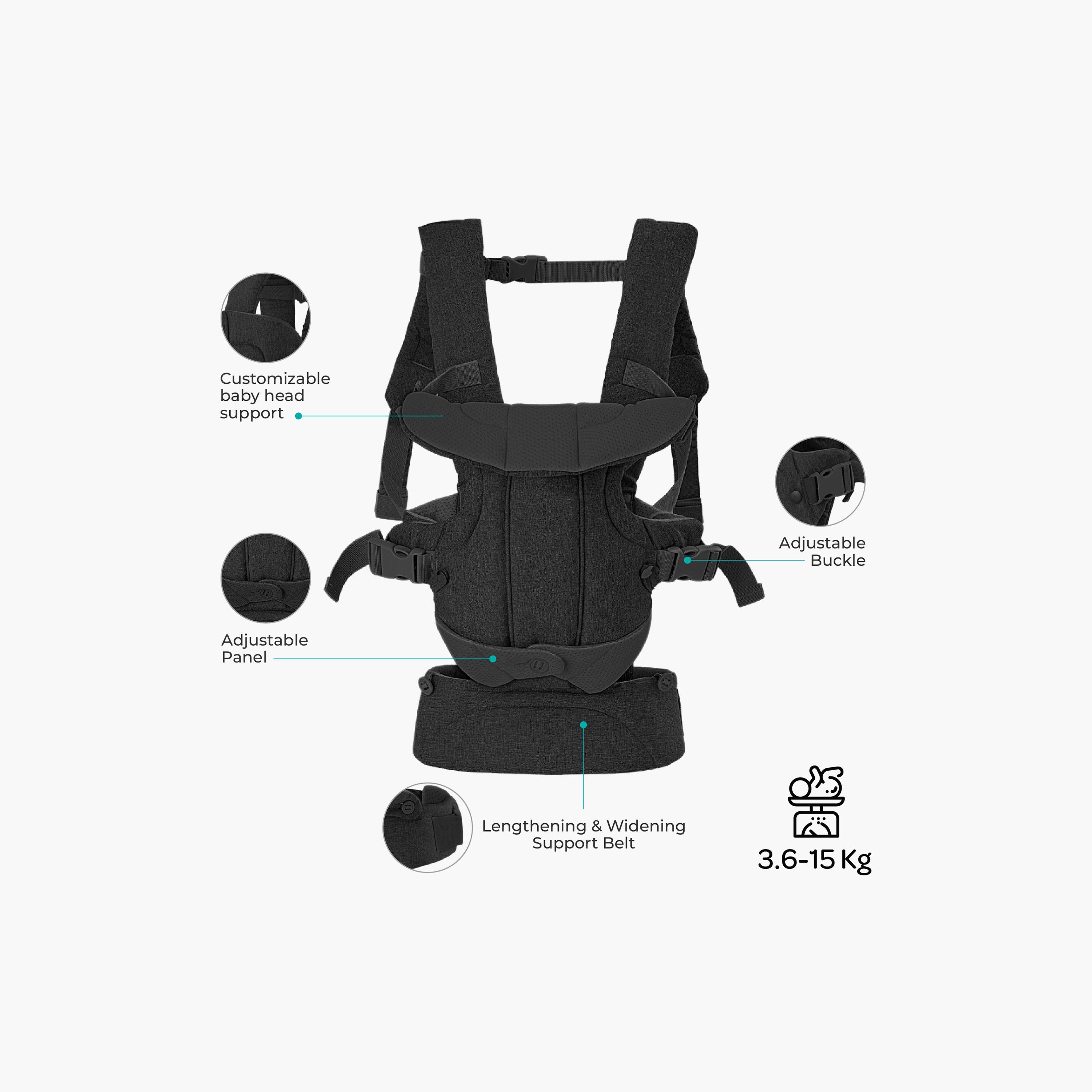 Moon KaryGo 4-in-1 Baby Sling Carrier-baby-gear-babycarriers-image-2
