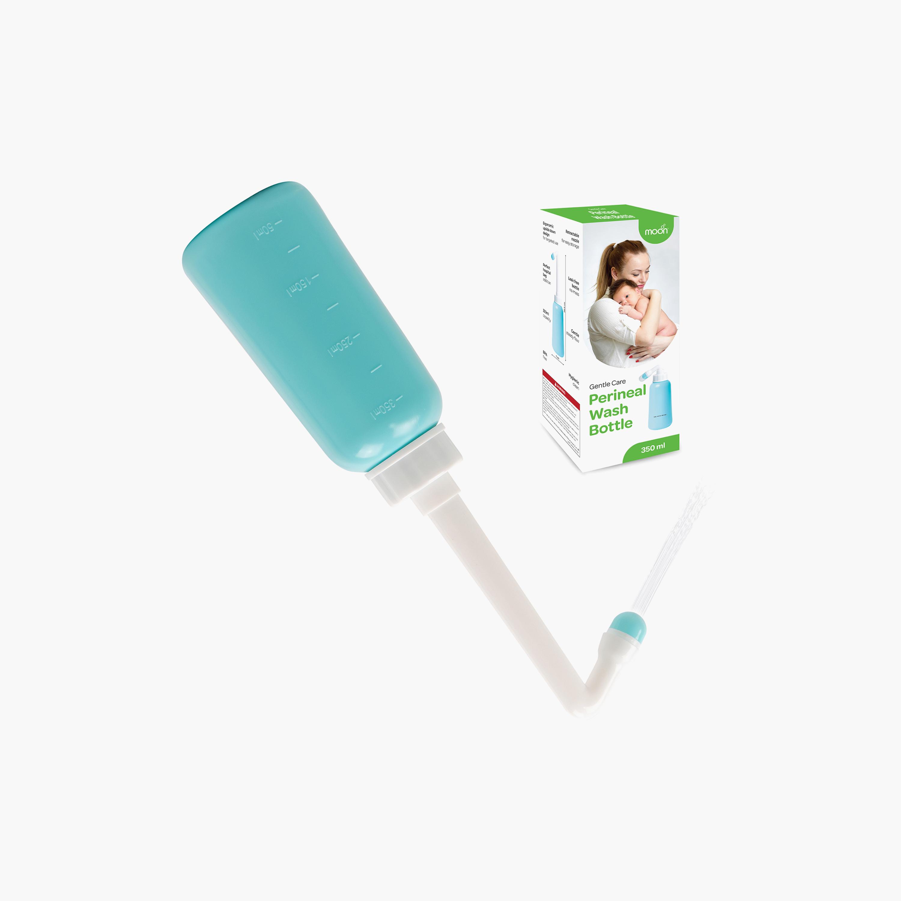 Moon Perineal Wash Bottle for Postpartum Care - Blue - 350 ml-baby-maternalcare-bodyhygiene-image-1