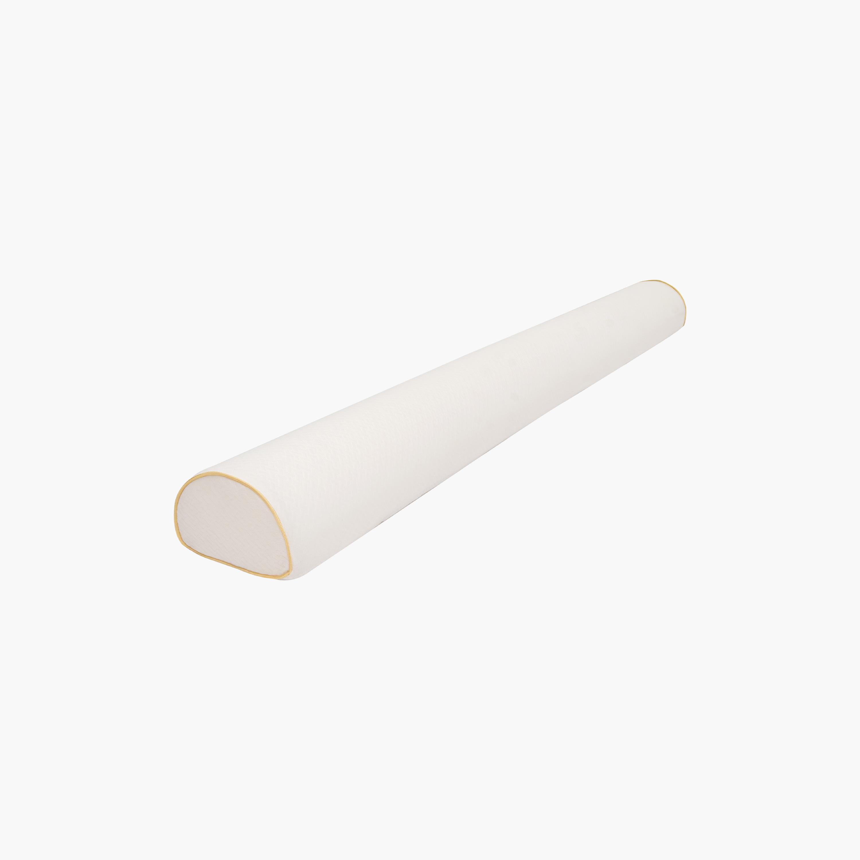 Moon Organic Toddler Half Moon Bed Bumper - White-baby-nursery-mattresses-image-1