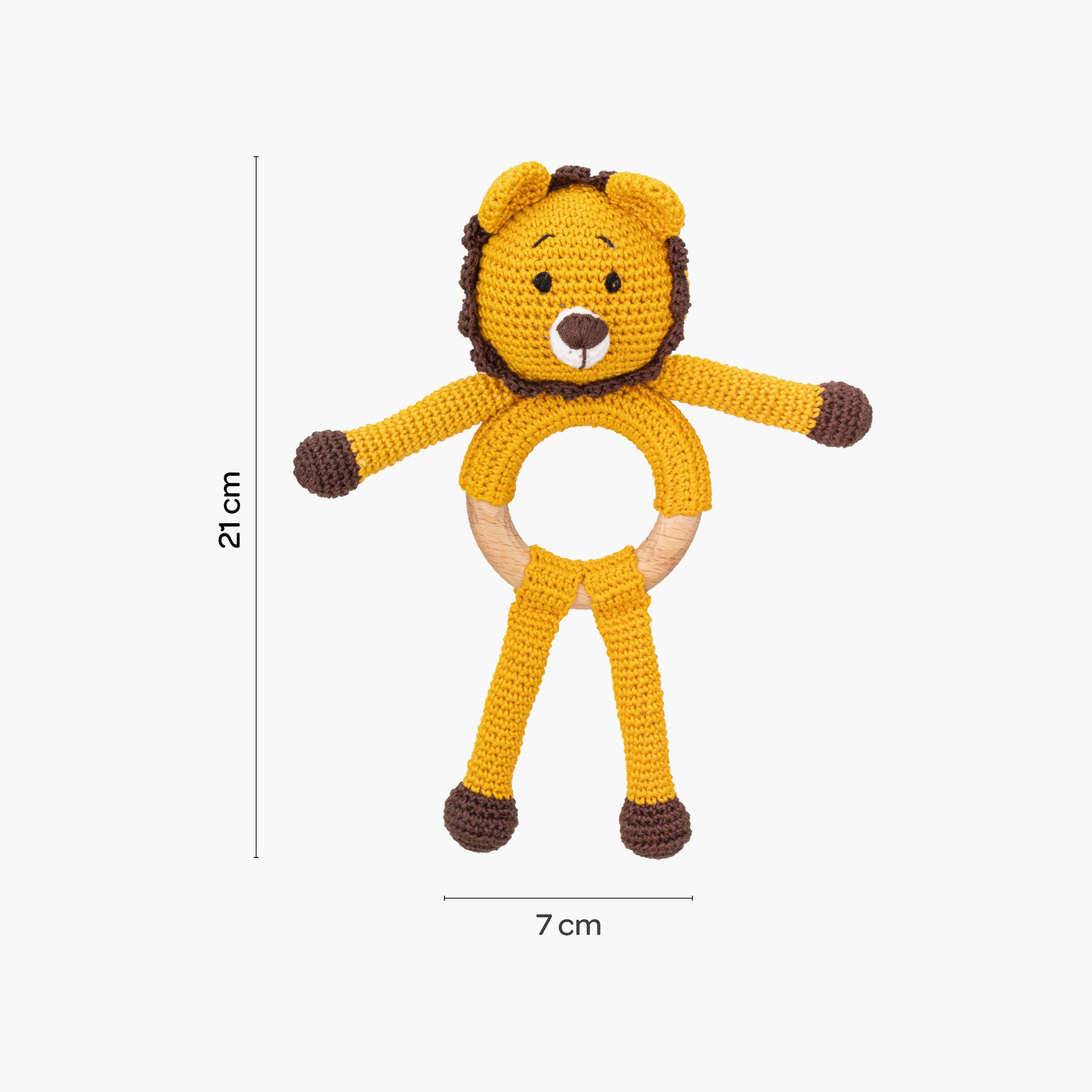 Moon Handcrafted Crochet Toy with Cuddle Ring - 0 Months+ - Tiger-toys-babyandtoddlertoys-rattlesandteethers-image-7