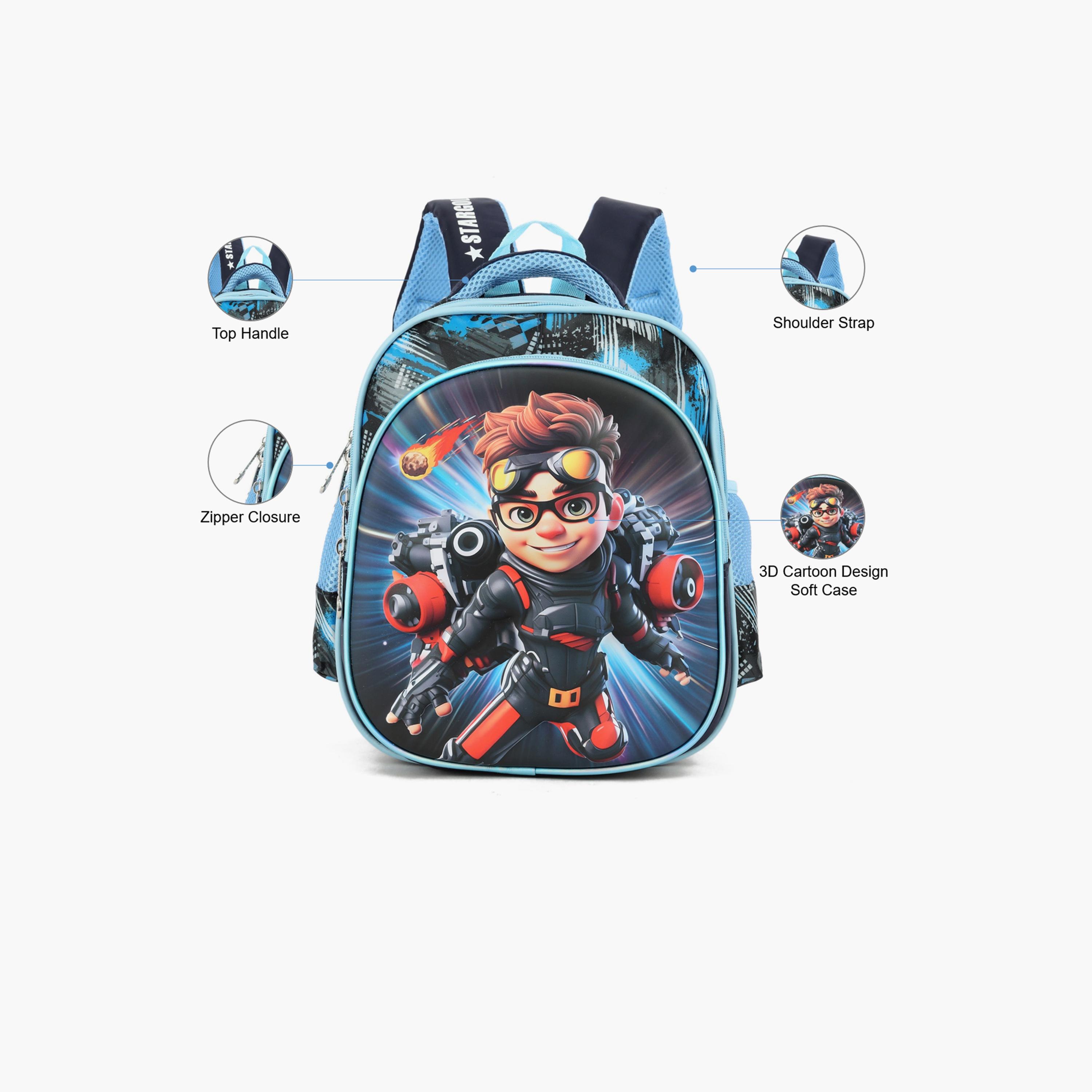 Stargold 12 Inches Backpack, Polyester, Adjustable Strap-school-bagsandbackpacks-backpacks-image-3