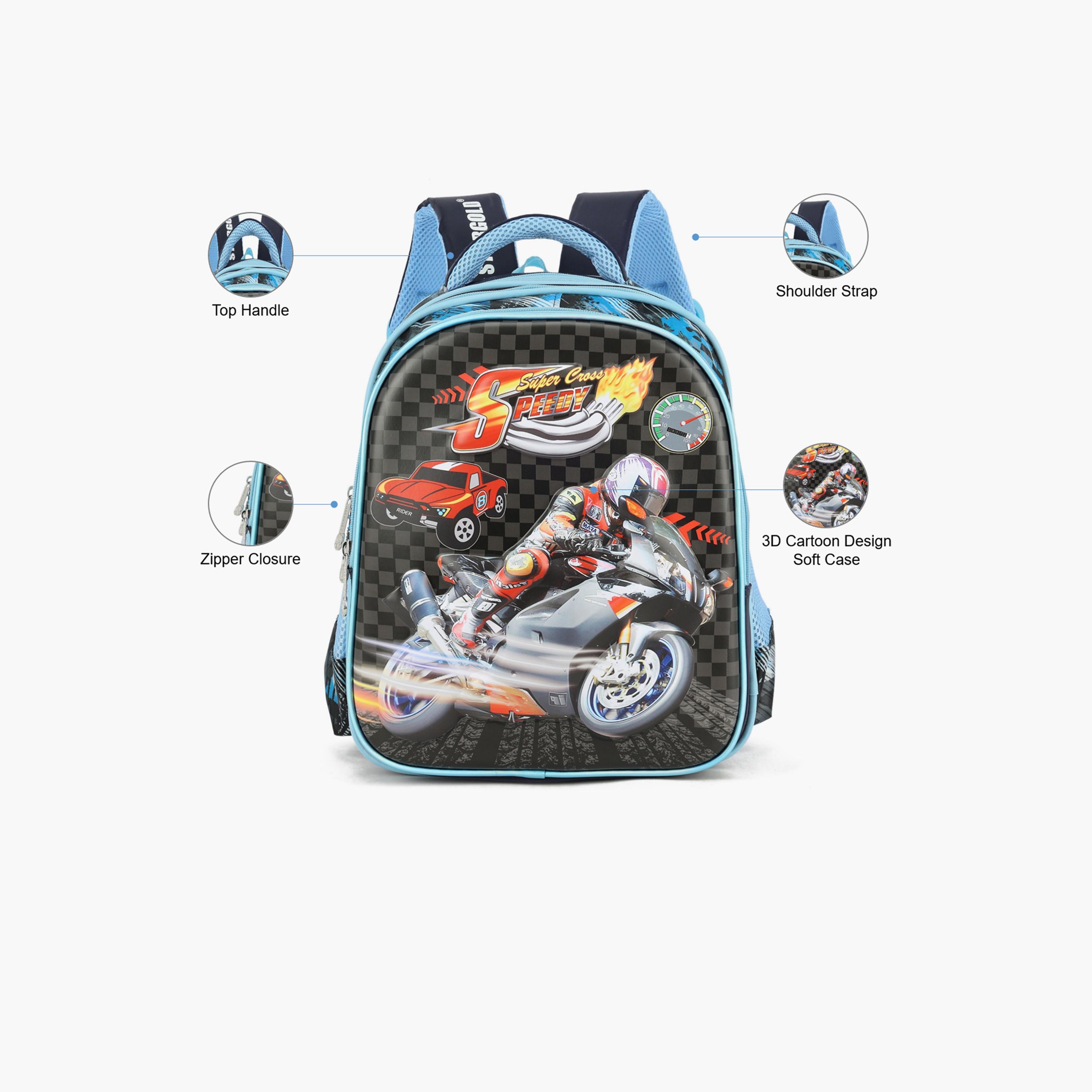Stargold 14 Inches Backpack, Polyester, Adjustable Strap-school-bagsandbackpacks-backpacks-image-3