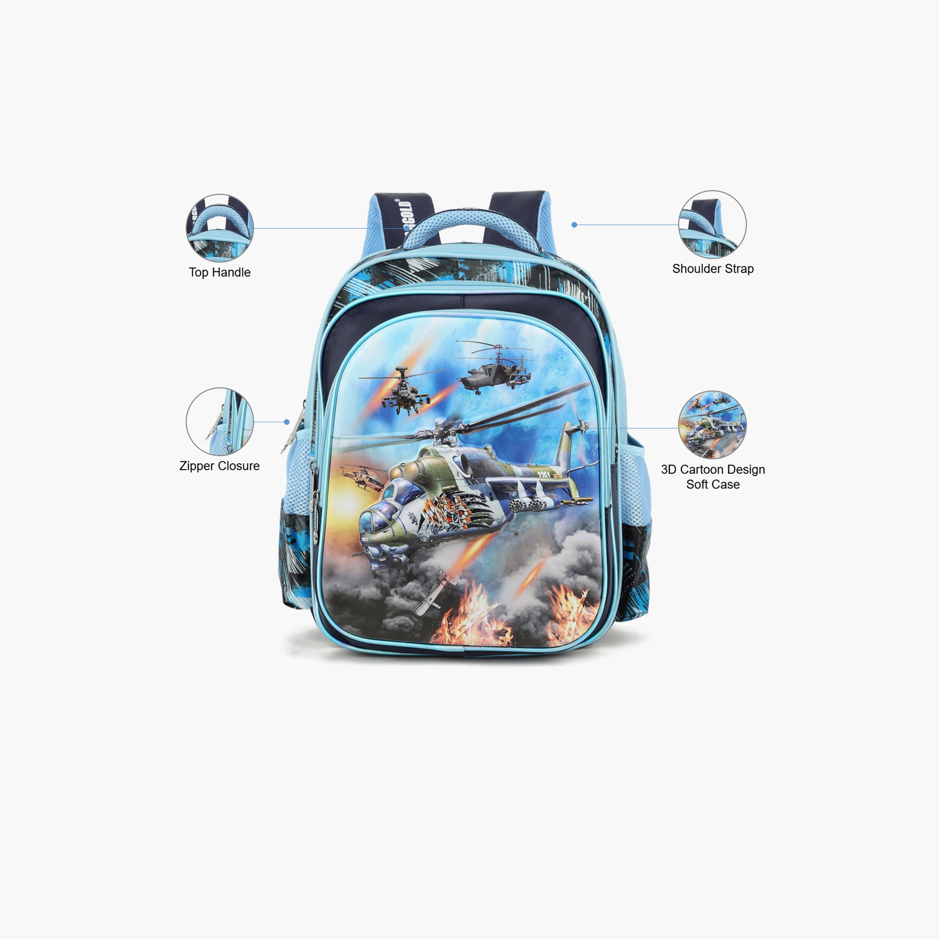 Stargold 16 Inches Backpack, Polyester, Adjustable Strap-school-bagsandbackpacks-backpacks-image-3