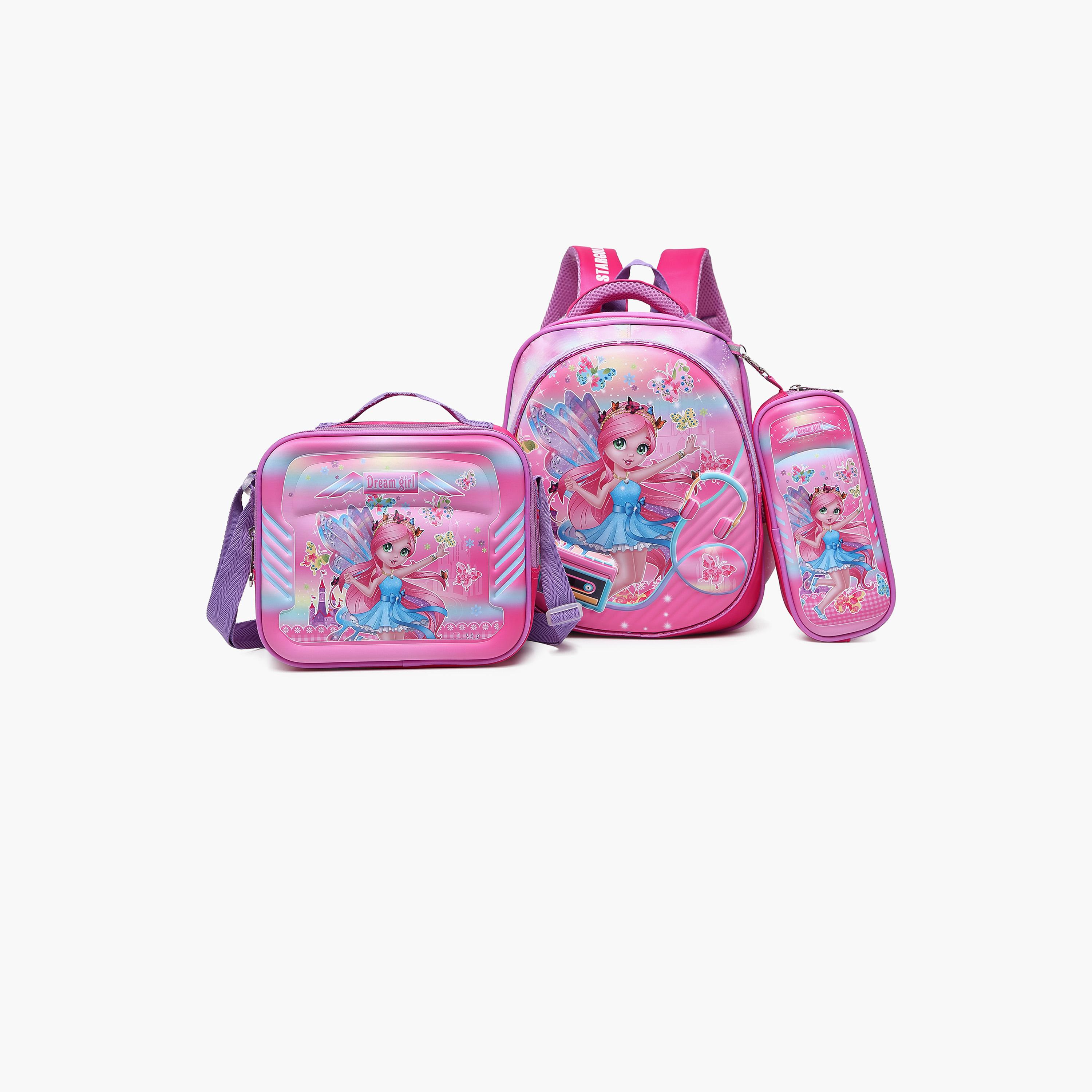 Stargold 12 Inches Backpack Sets, Polyester, Adjustable Strap-school-bagsandbackpacks-sets-image-1