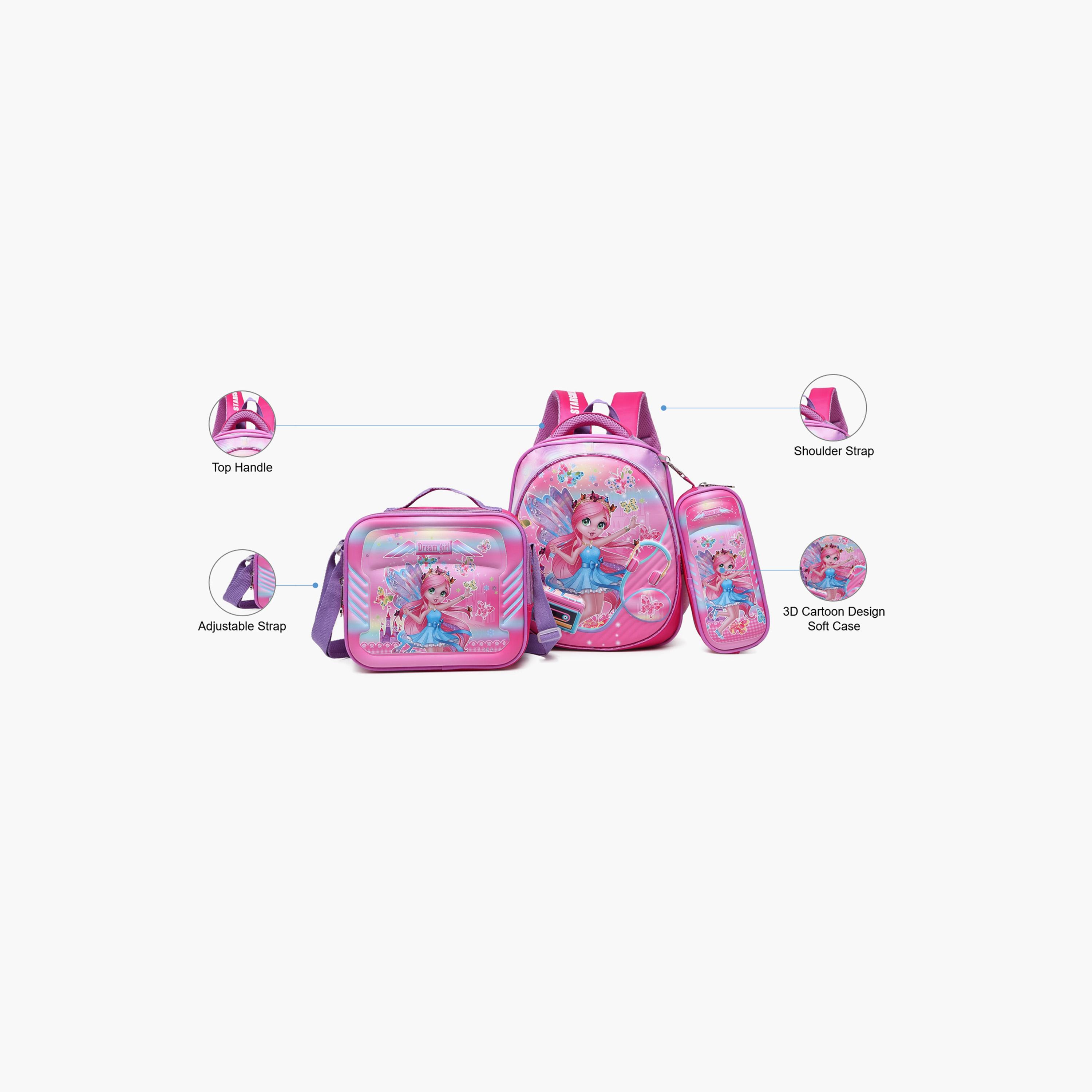 Stargold 12 Inches Backpack Sets, Polyester, Adjustable Strap-school-bagsandbackpacks-sets-image-2